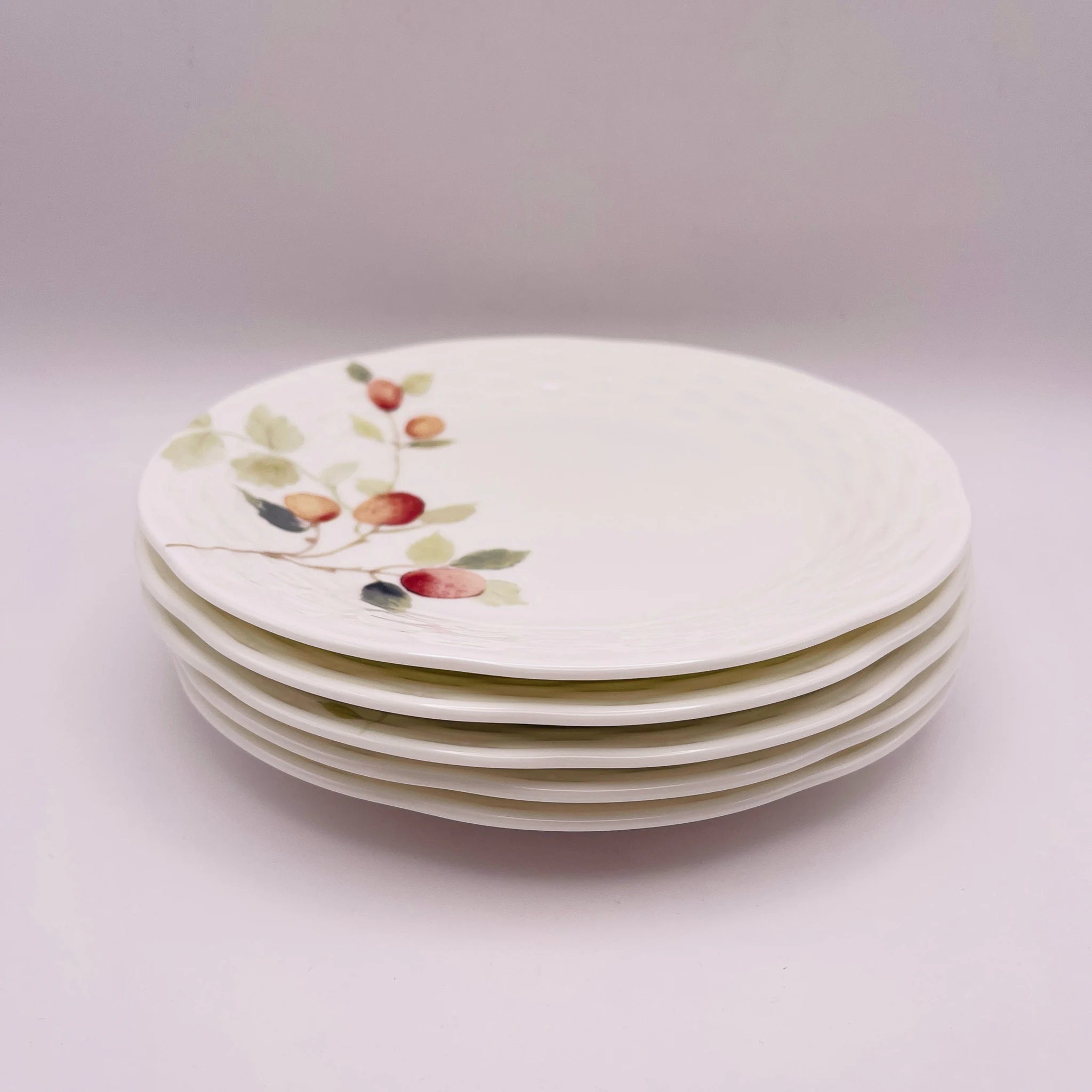 【リユース】 プレート(皿) 5P / NARUMI / ルーシーガーデン / Bone China / 未使用,箱あり / 箱付き