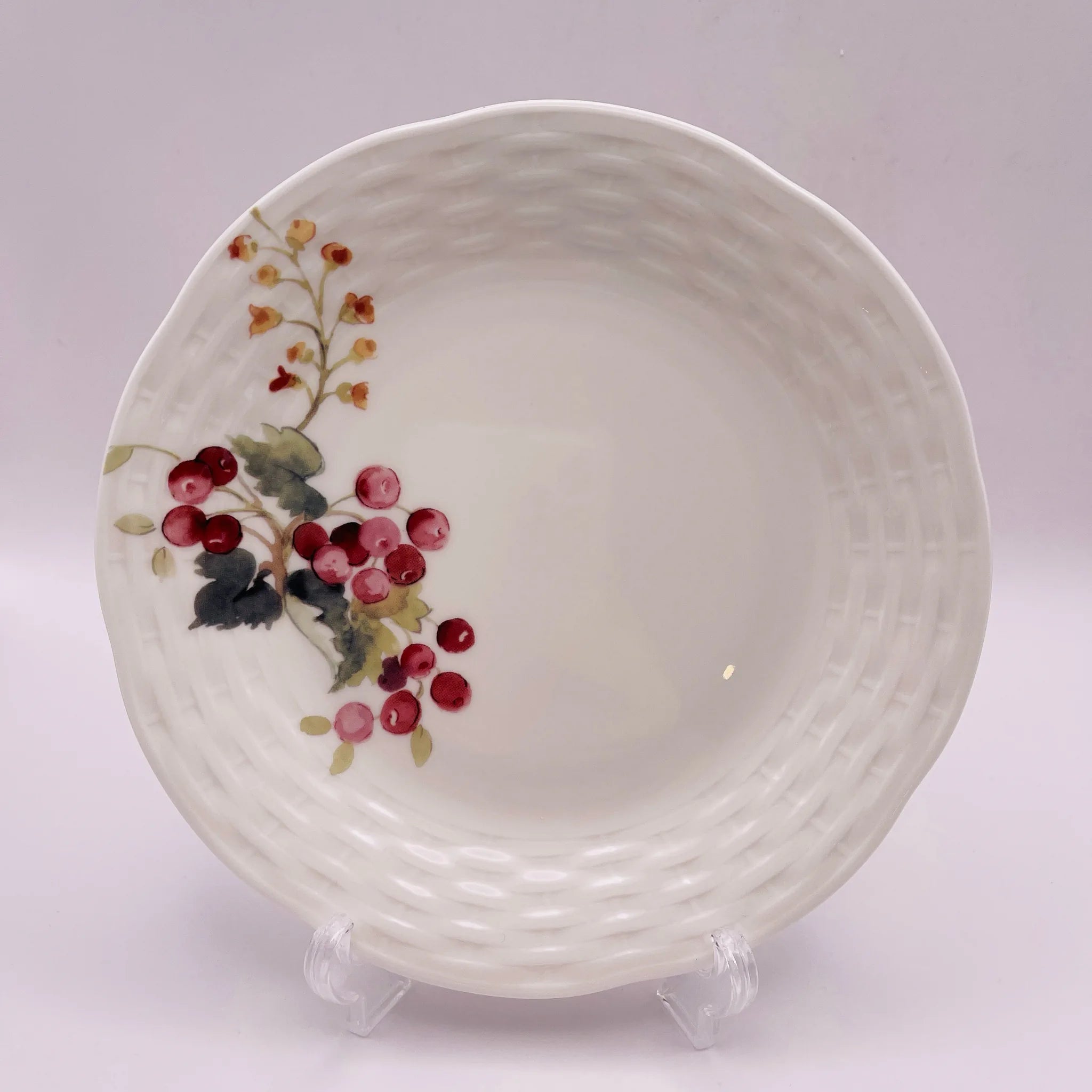 【リユース】 プレート(皿) 5P / NARUMI / ルーシーガーデン / Bone China / 未使用,箱あり / 箱付き