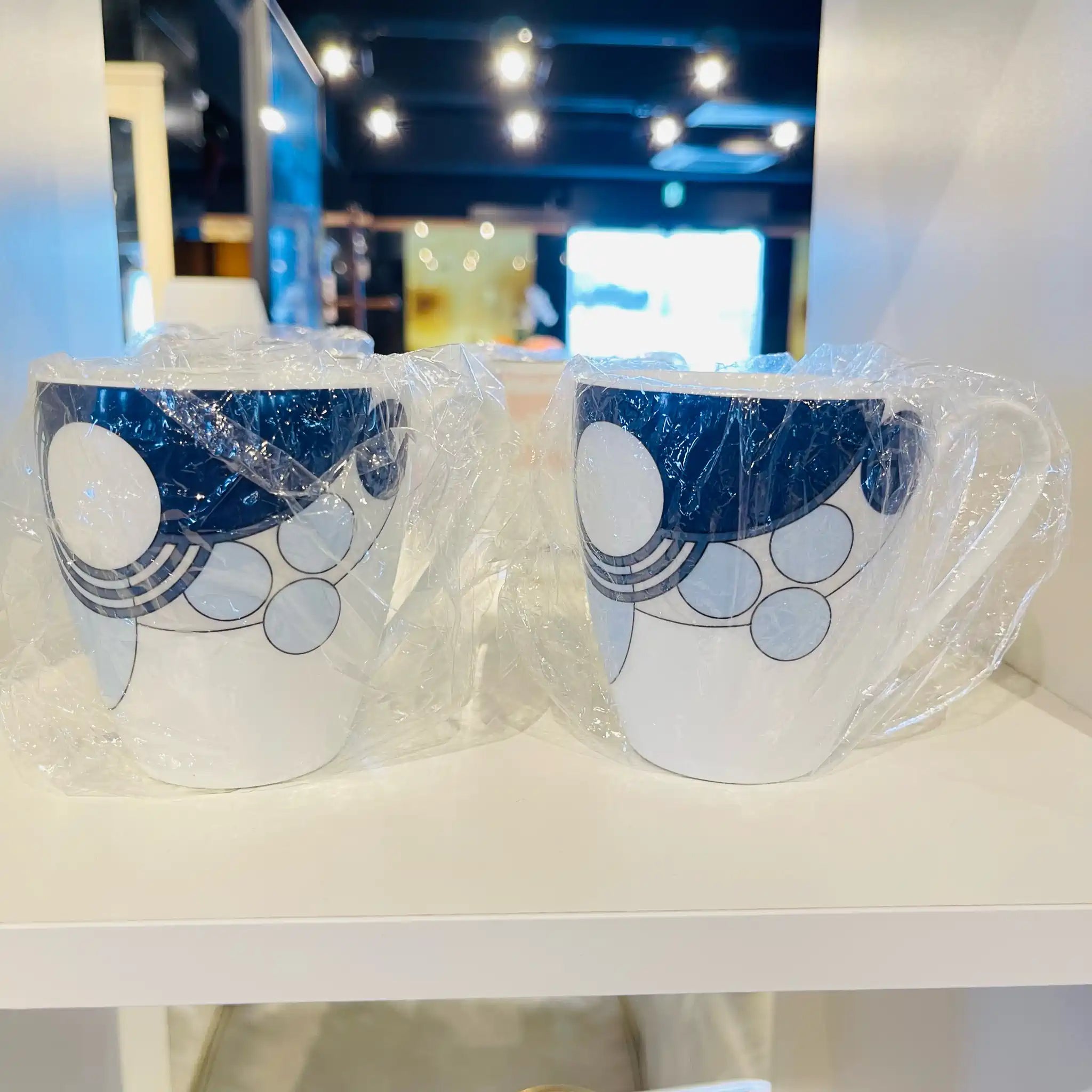 【リユース】 ペアマグカップ / Noritake(ノリタケ) / フランクロイドライト / 未使用,箱あり / 箱付き