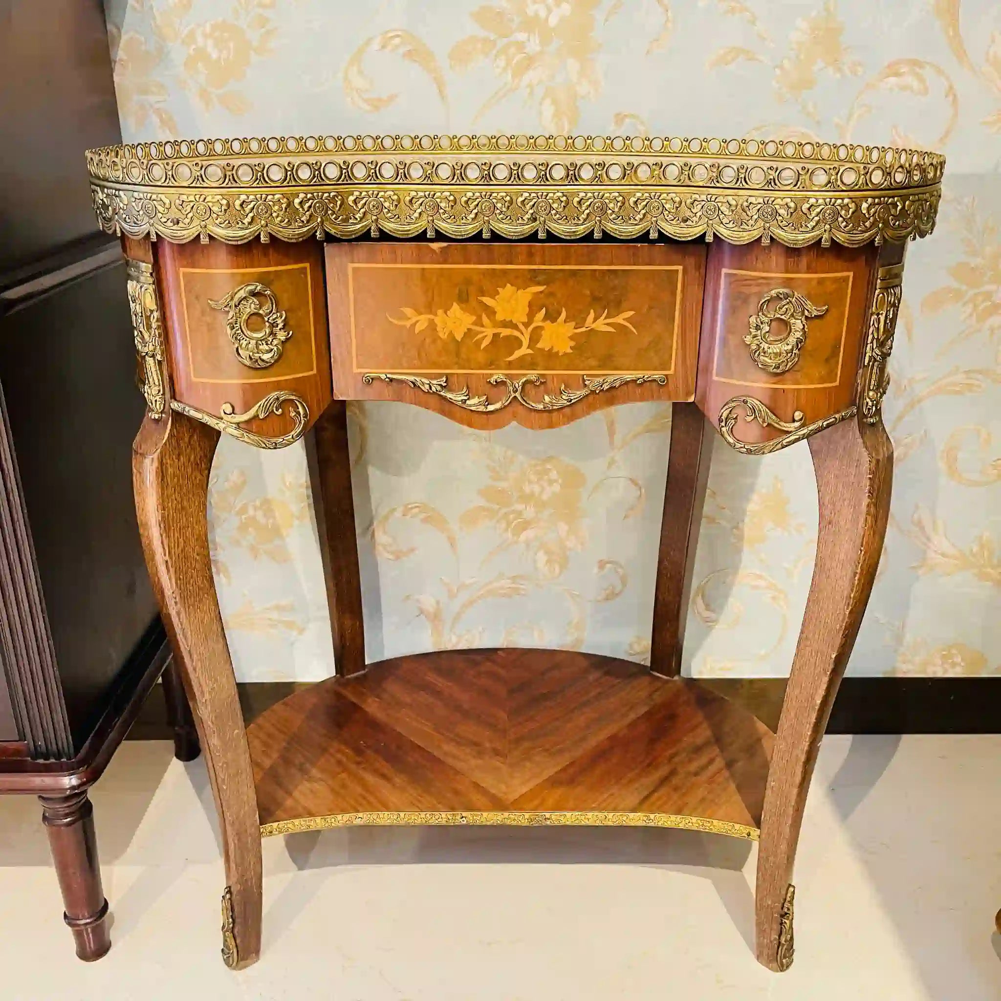 【ビンテージ】 キドニーテーブル / MUARVA S.L. / 1900年代初頭 / 大理石 / スペイン / サイドテーブル