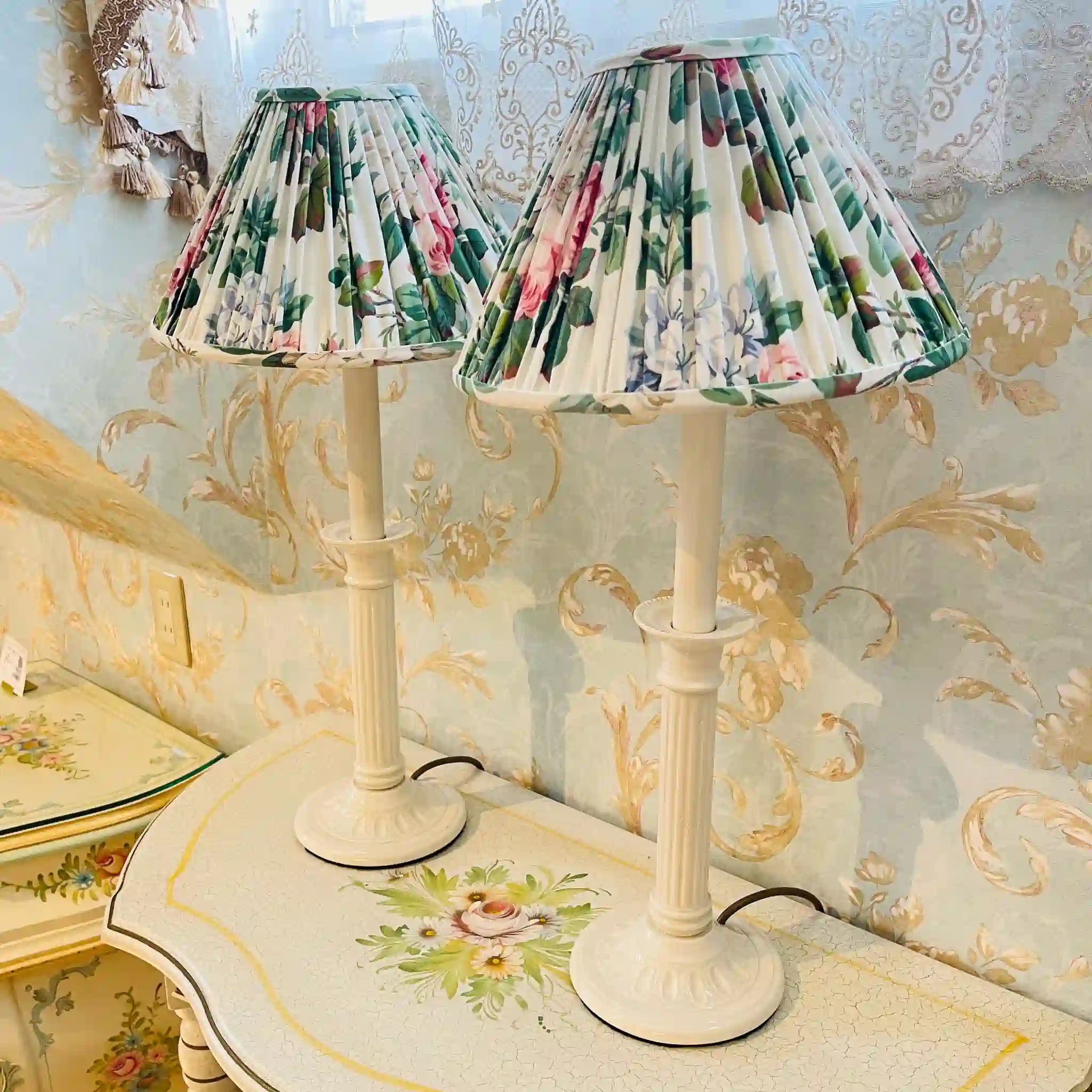 【アンティーク】 ランプ 2P