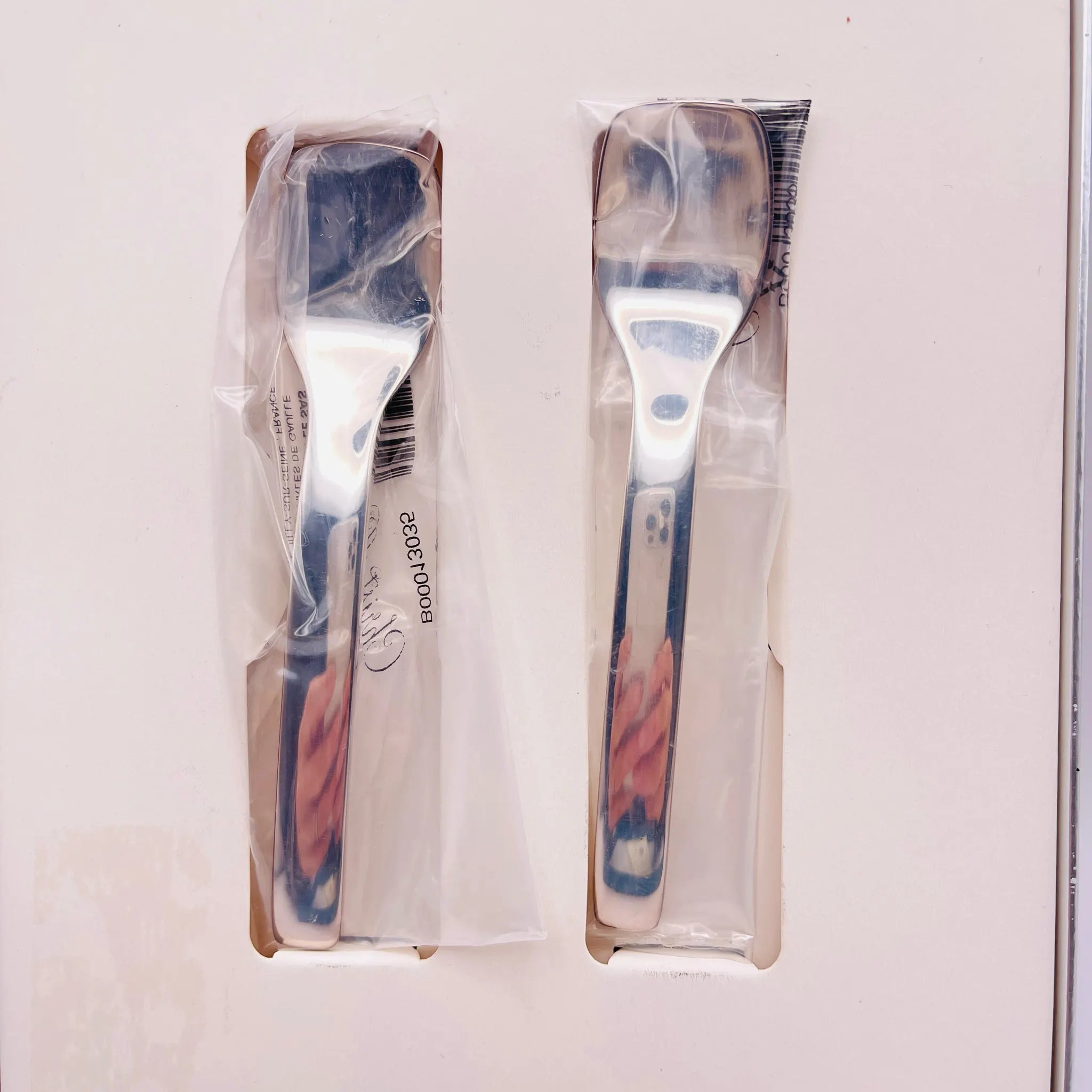 【リユース】 ペアスプーン / Chistofle / 未使用 / 箱付き