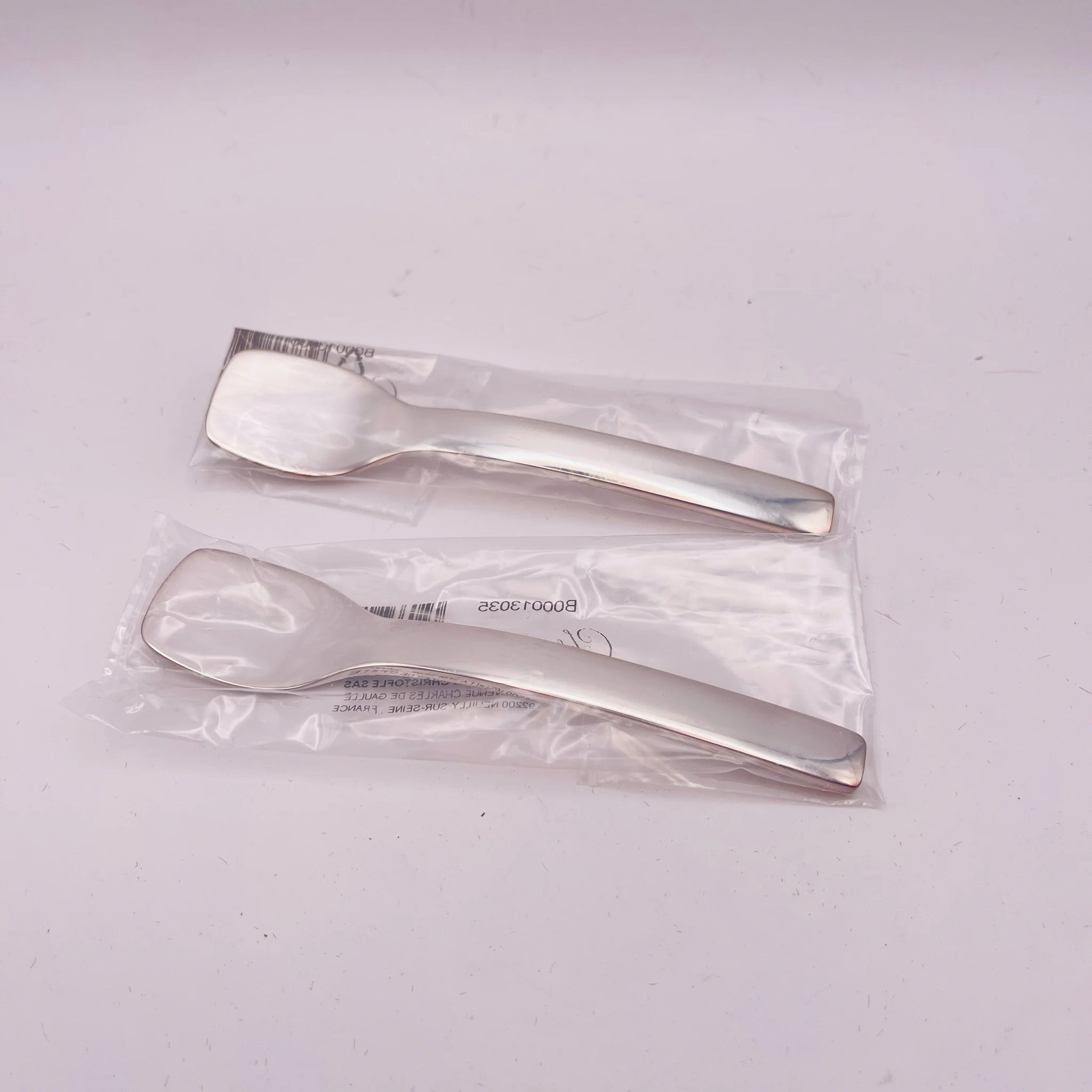 【リユース】 ペアスプーン / Chistofle / 未使用 / 箱付き