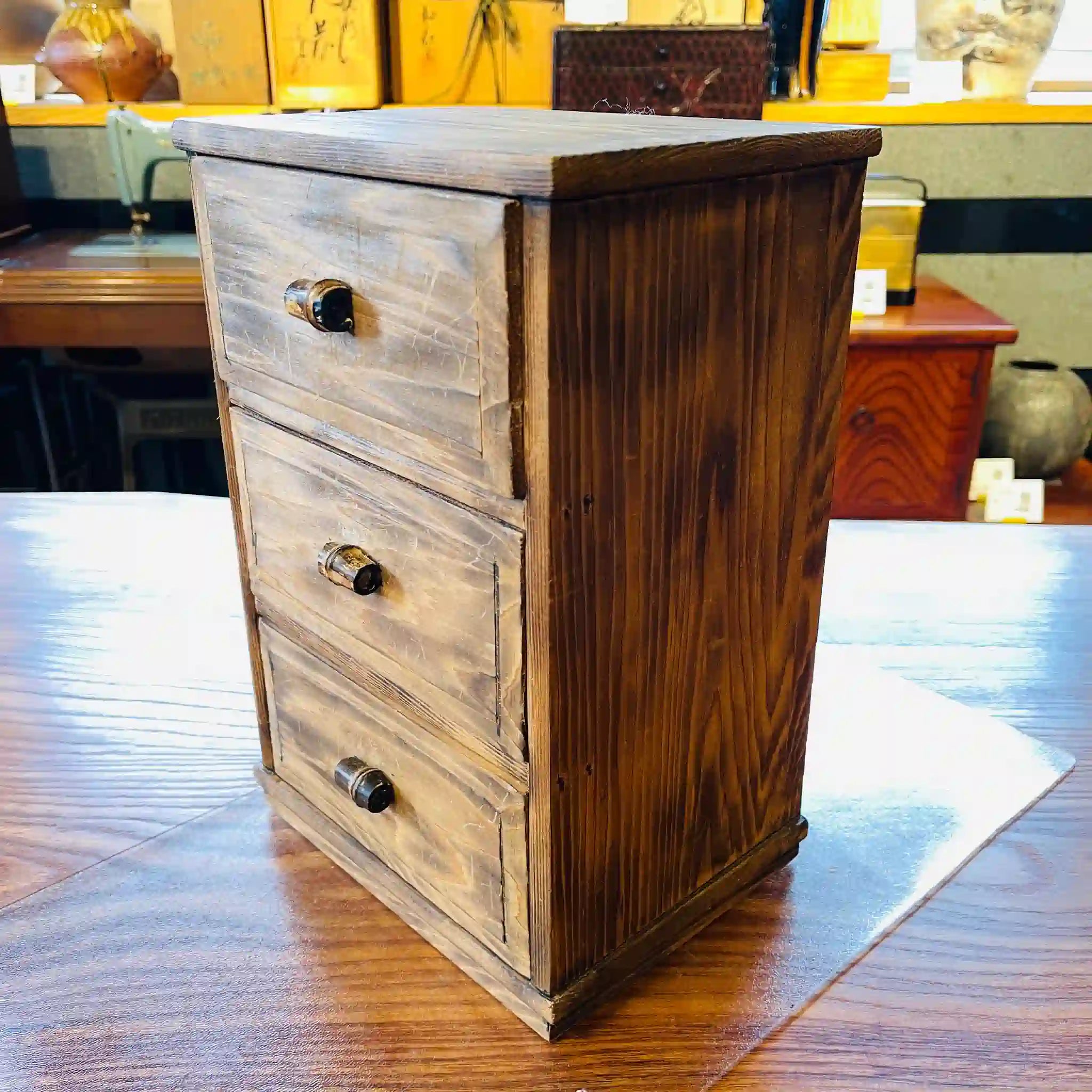 【リユース】 チェスト 3段 / 桐材