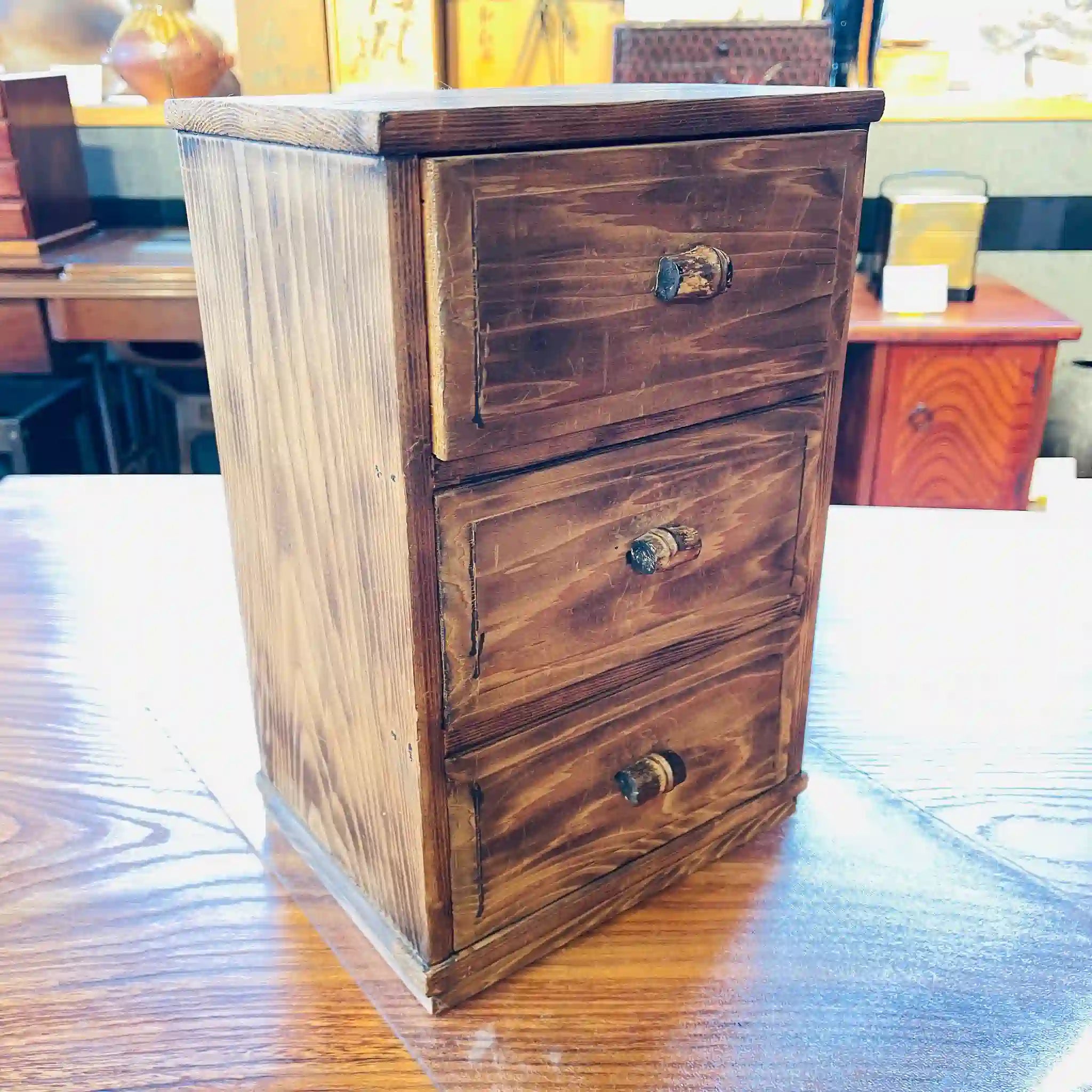 【リユース】 チェスト 3段 / 桐材