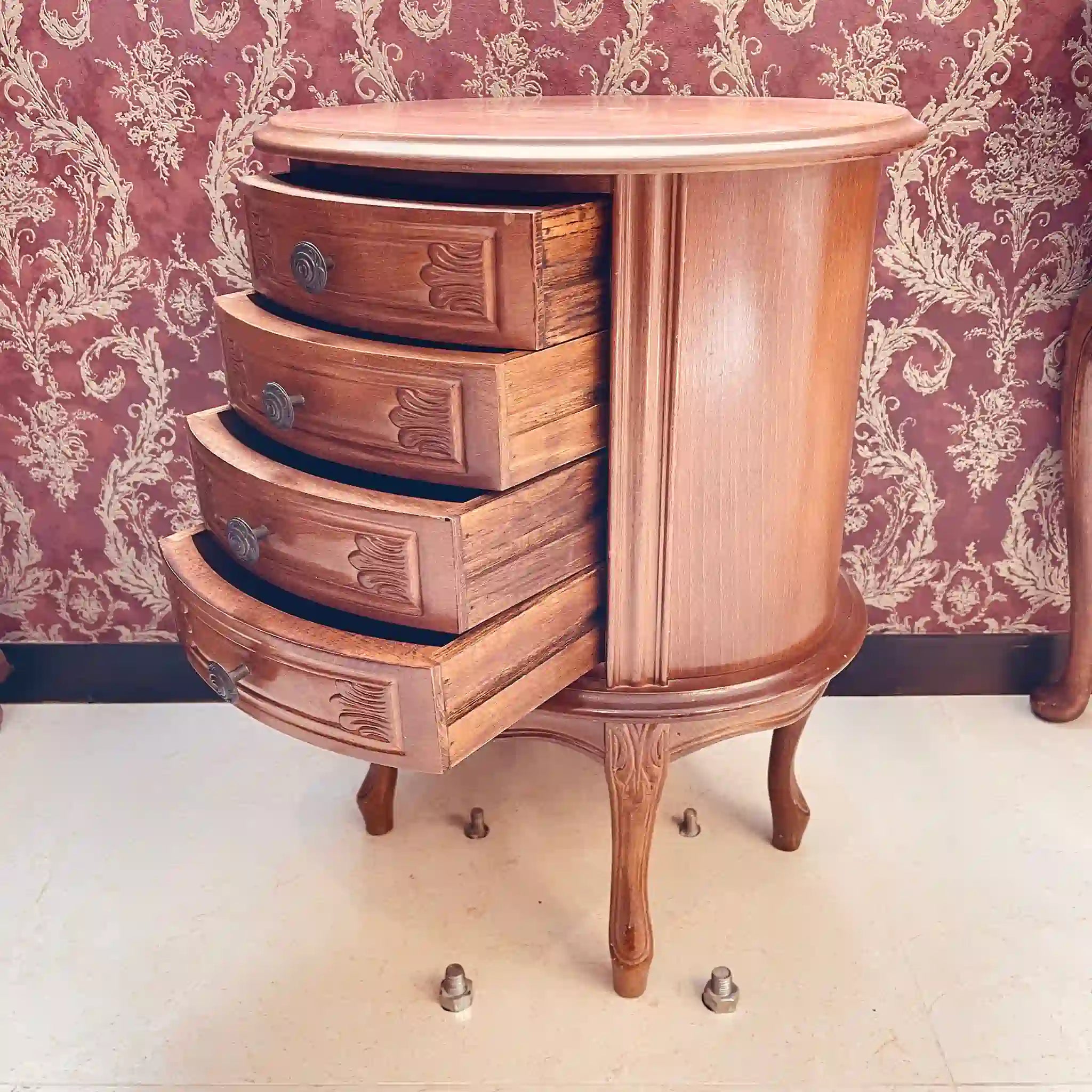 【リユース】 ミニチェスト 4段 / イタリア