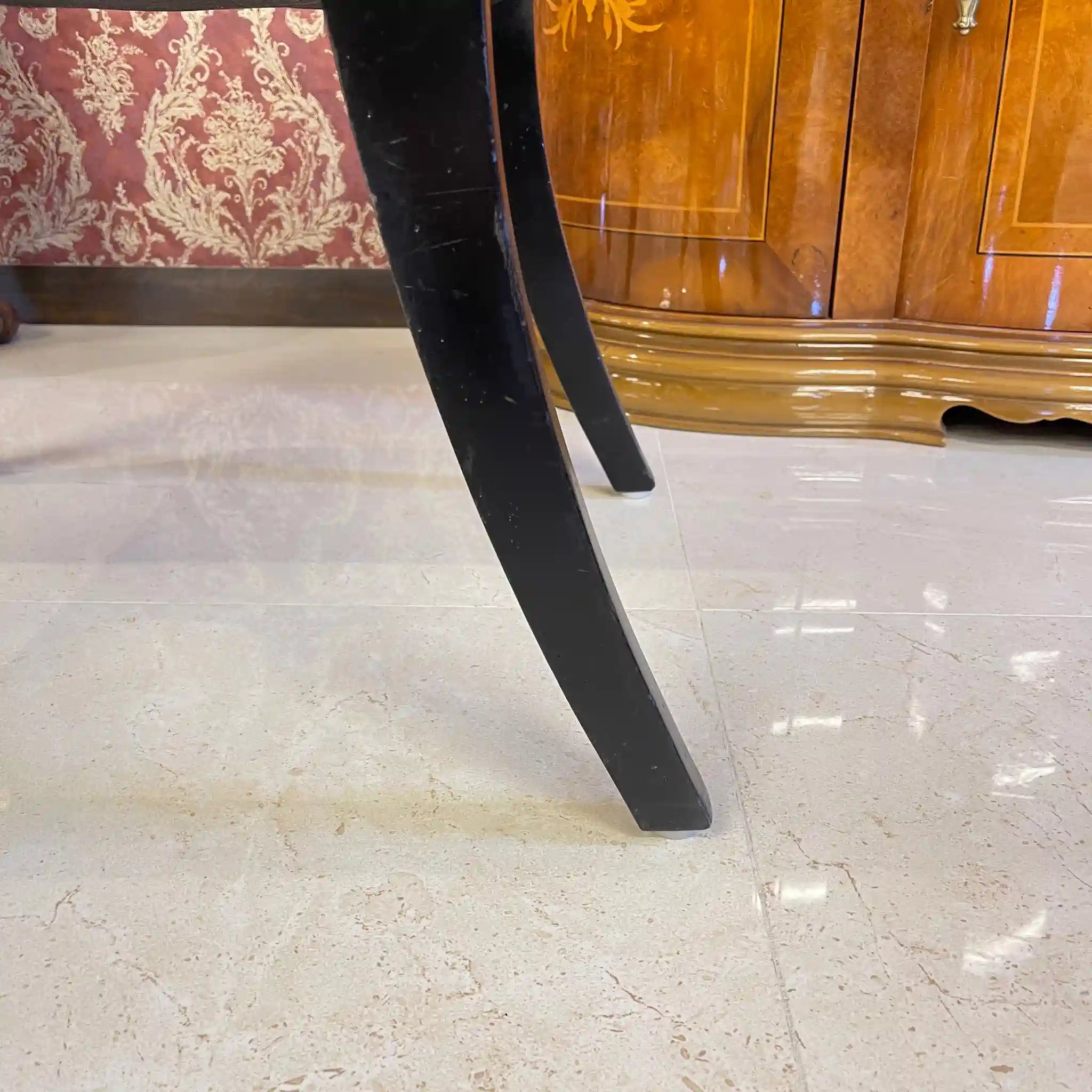 【アンティーク】 ダイニングチェア / 本革 / イギリス直輸入