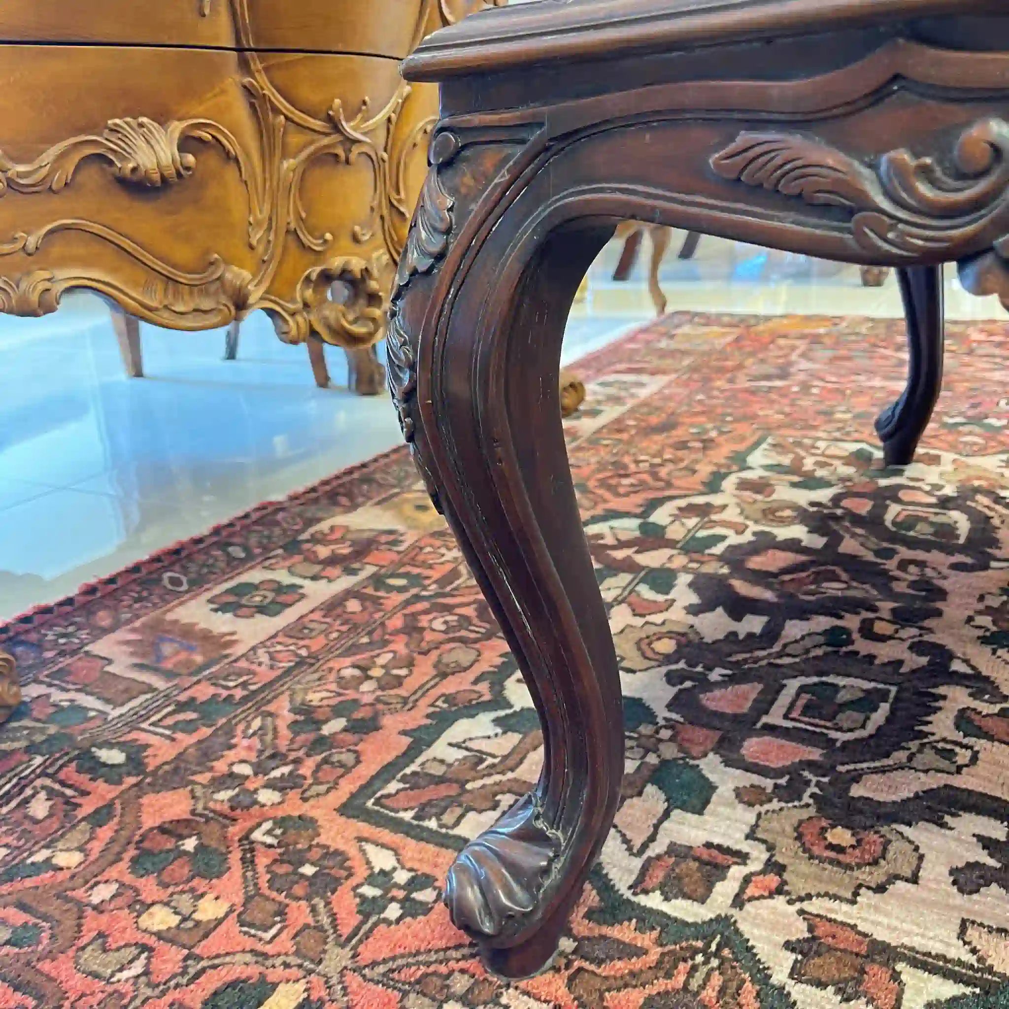 【リユース】 センターテーブル / マーブルトップ