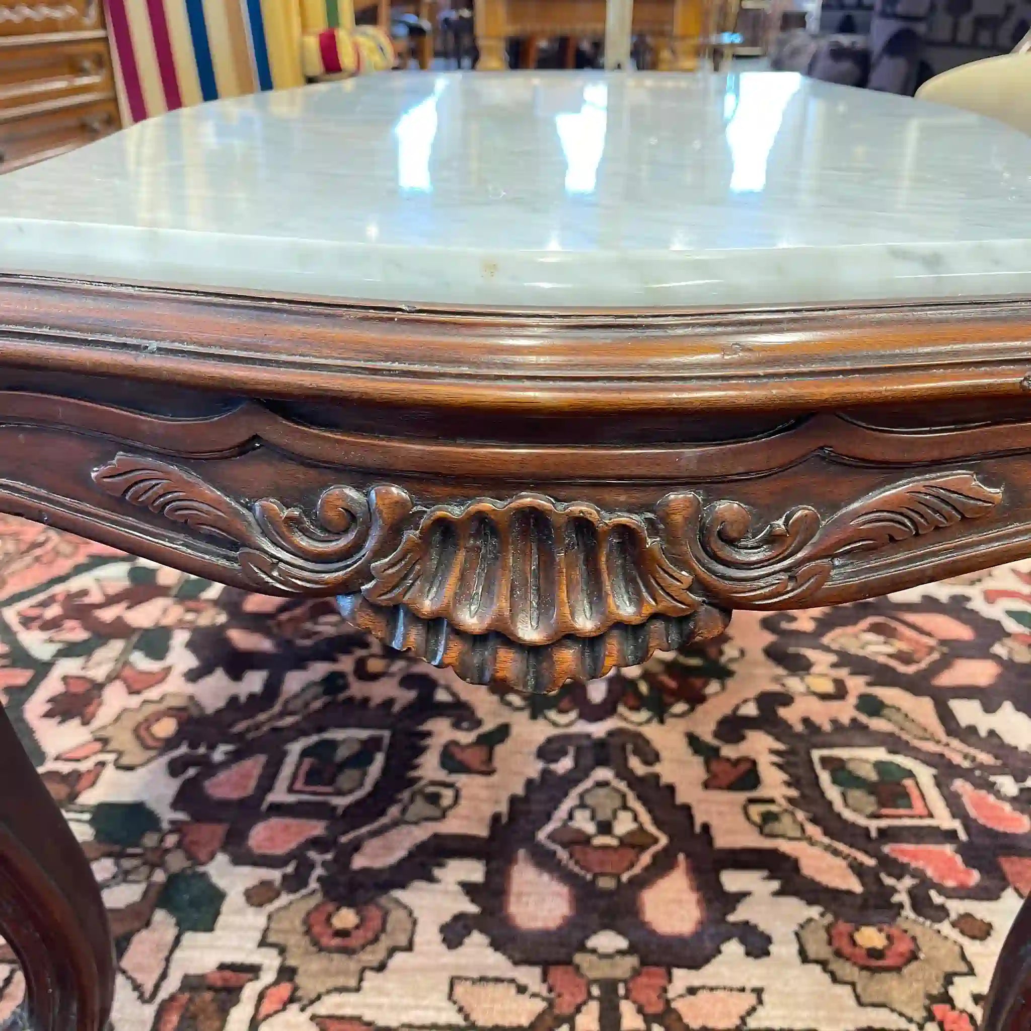 【リユース】 センターテーブル / マーブルトップ