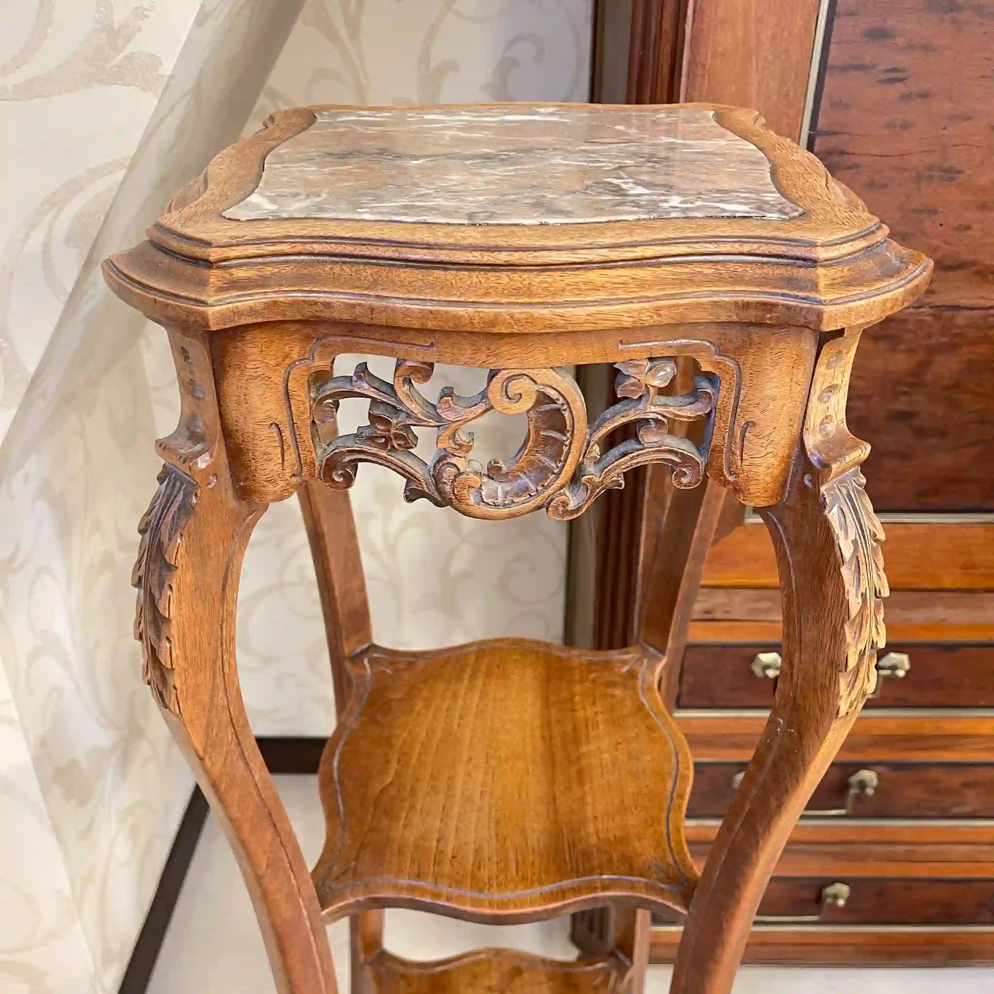 【リユース】 ミニチェスト / ウォールナット材 / イギリス