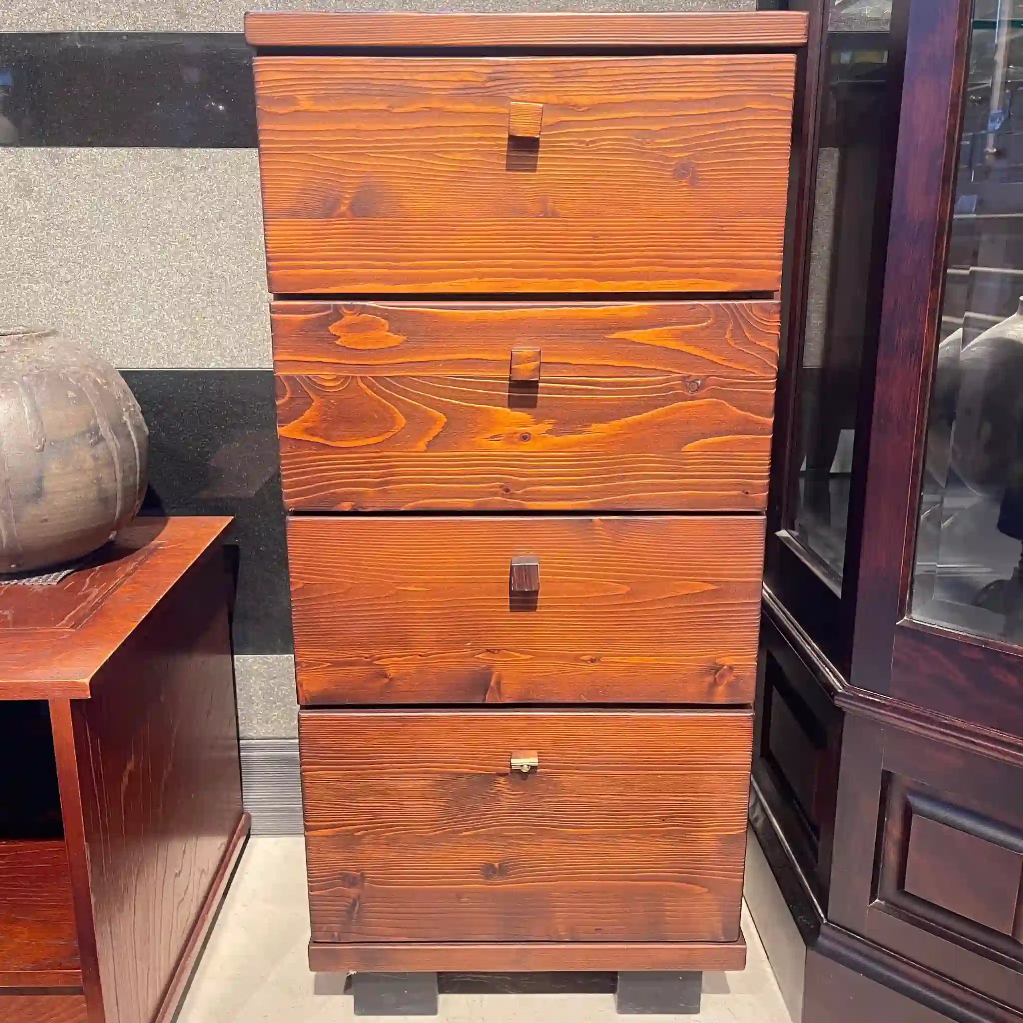 【リユース】 チェスト 4段 / カリモク家具