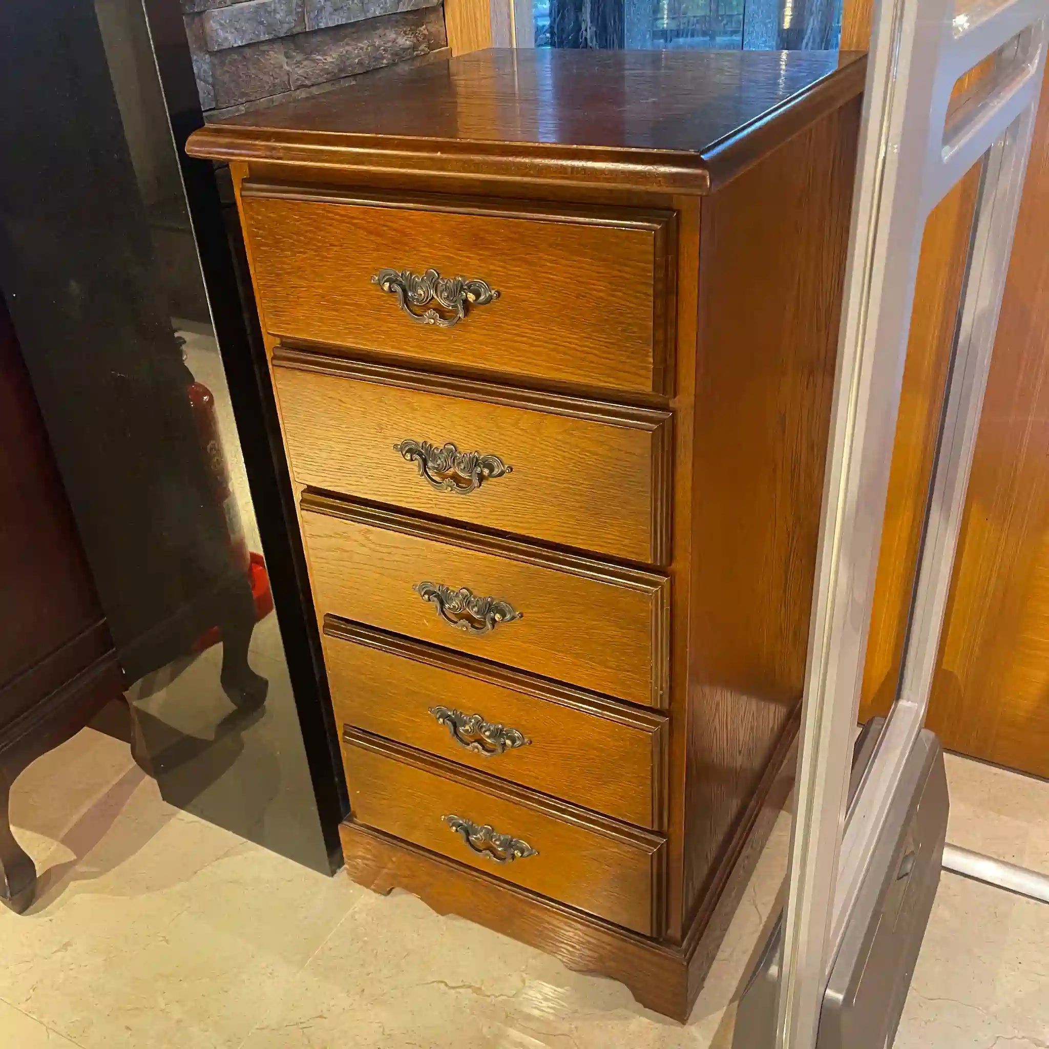 【リユース】 チェスト5段 / 越後