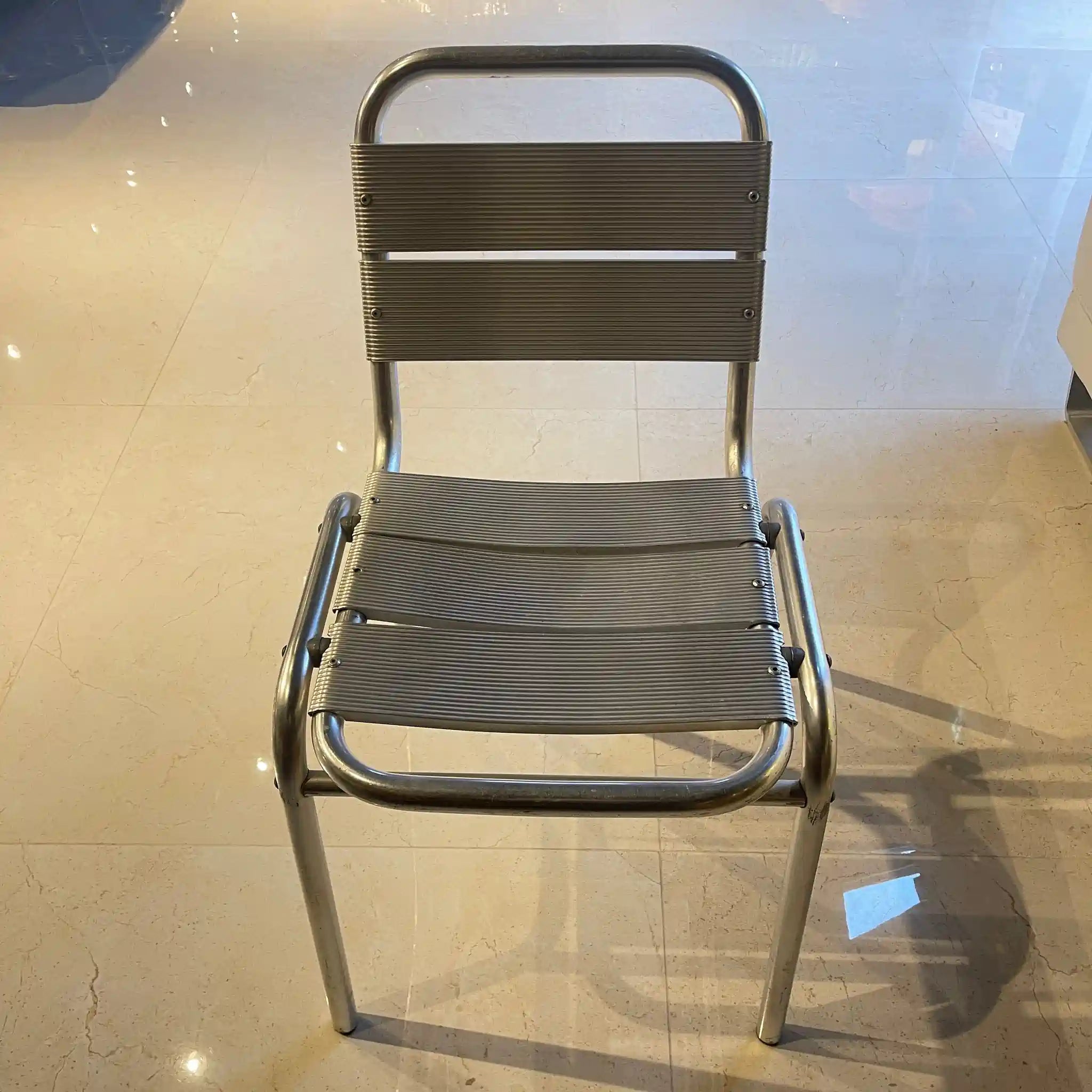 【リユース】 ガーデニングチェア / アルミ