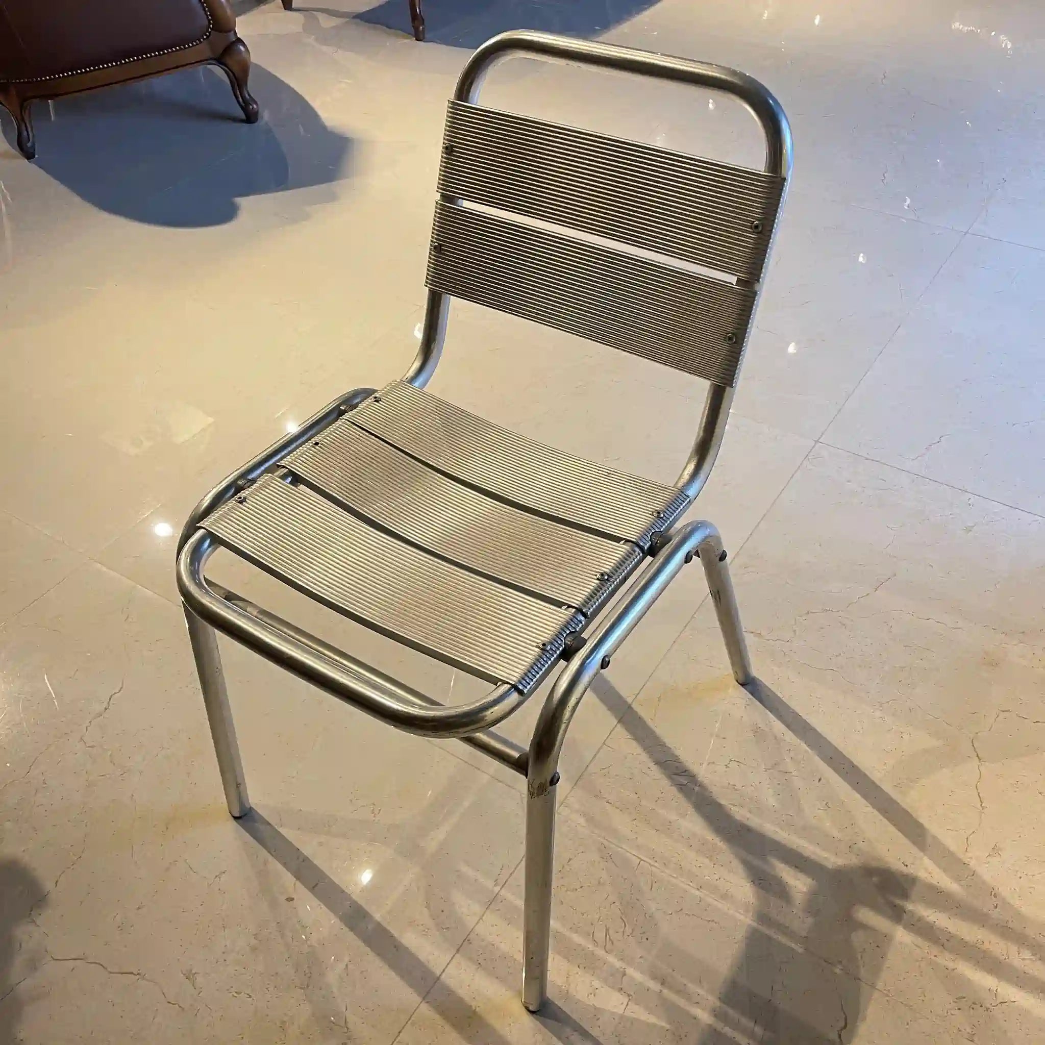 【リユース】 ガーデニングチェア / アルミ