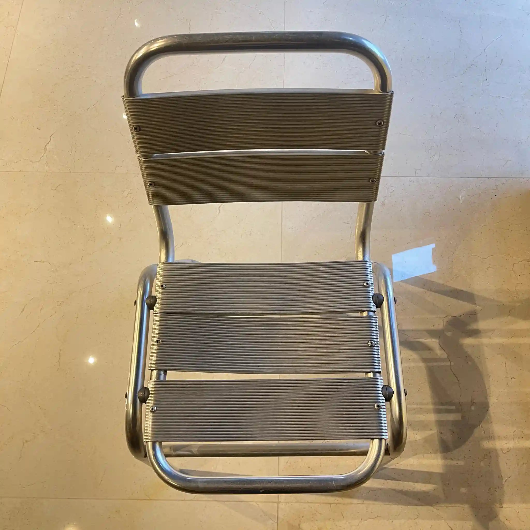 【リユース】 ガーデニングチェア / アルミ