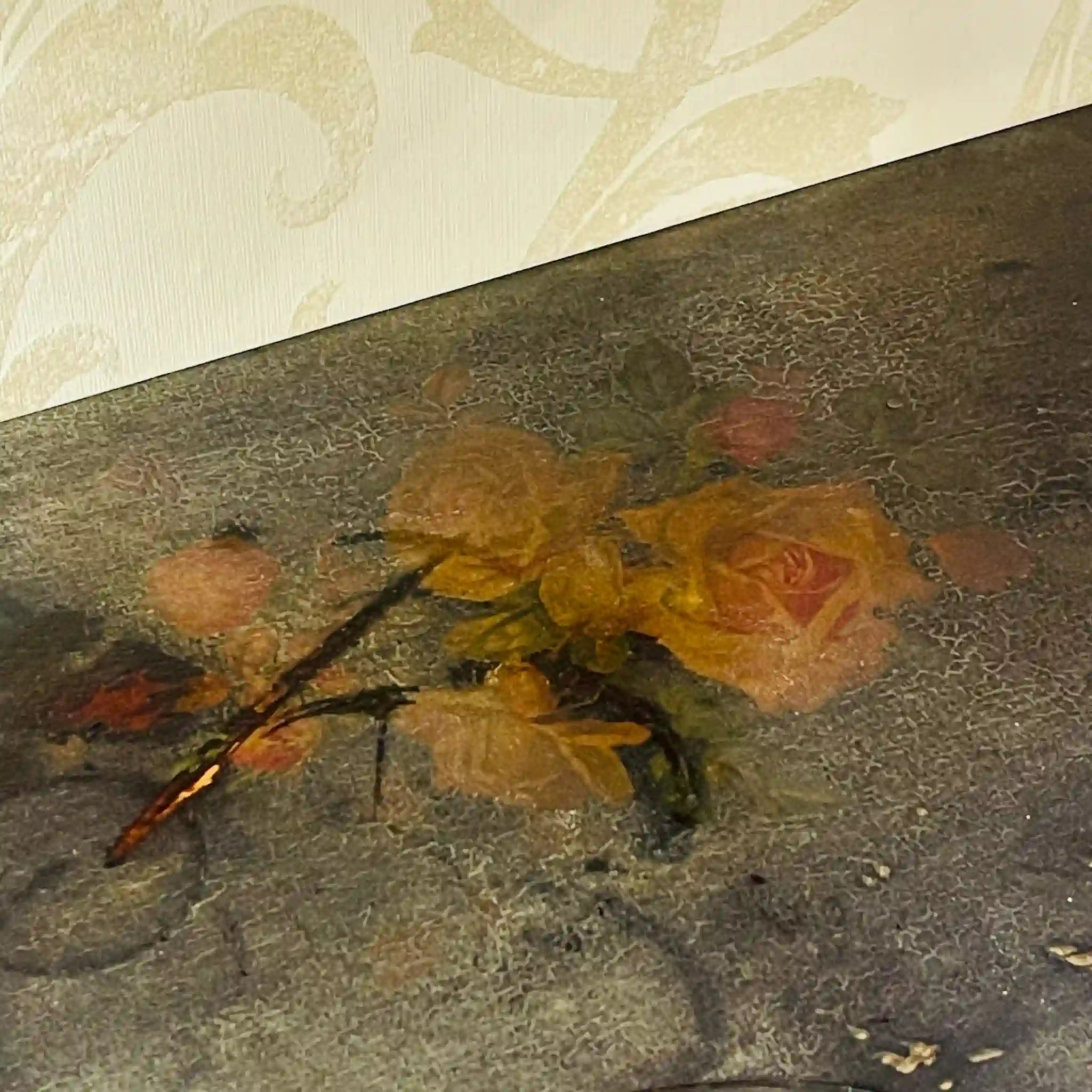 【アンティーク】 アンティーク キュリオケース / 金彩装飾