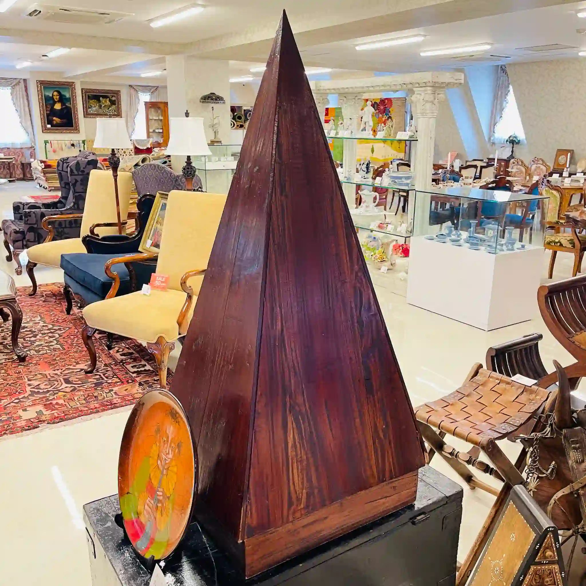 【アンティーク】 ピラミッド型アンティークチェスト / 
 / 1980年代 / イギリス