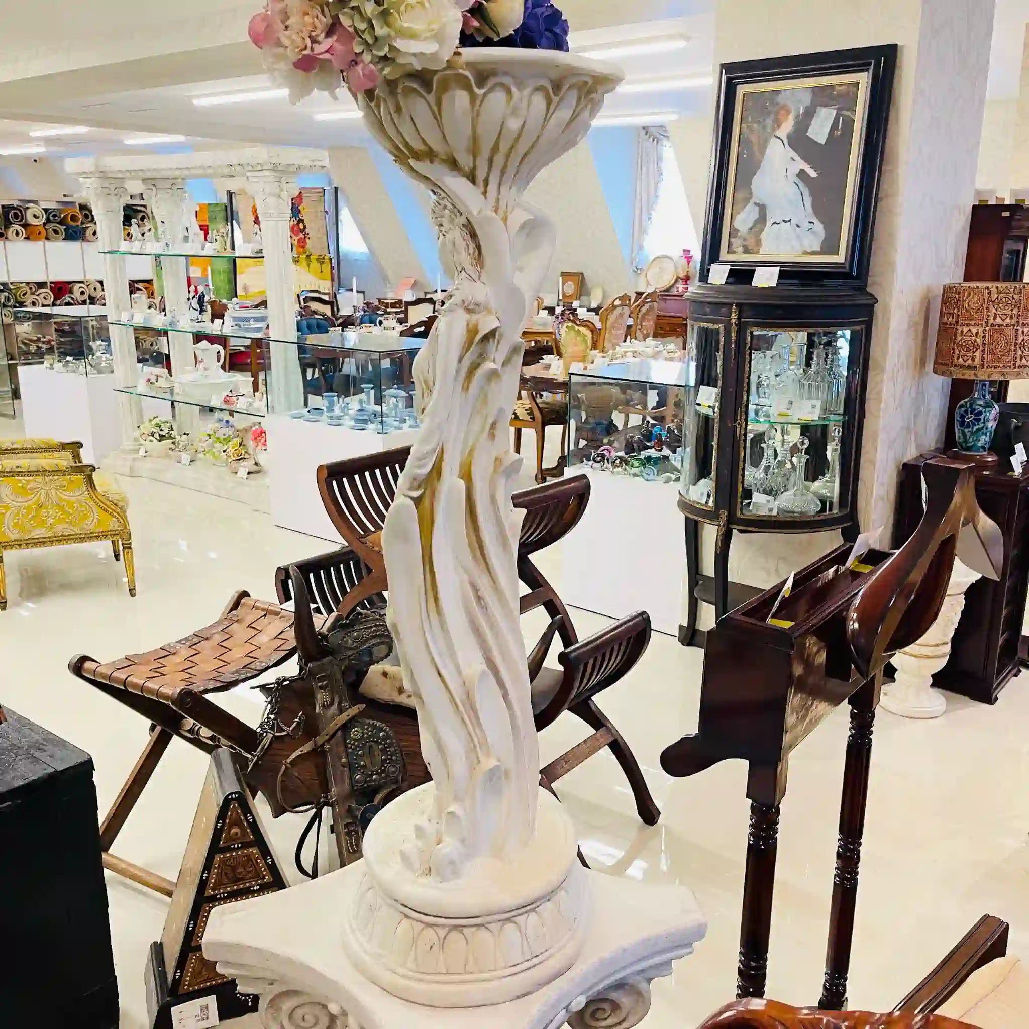 【アート/装飾品】 石膏像 裸婦像