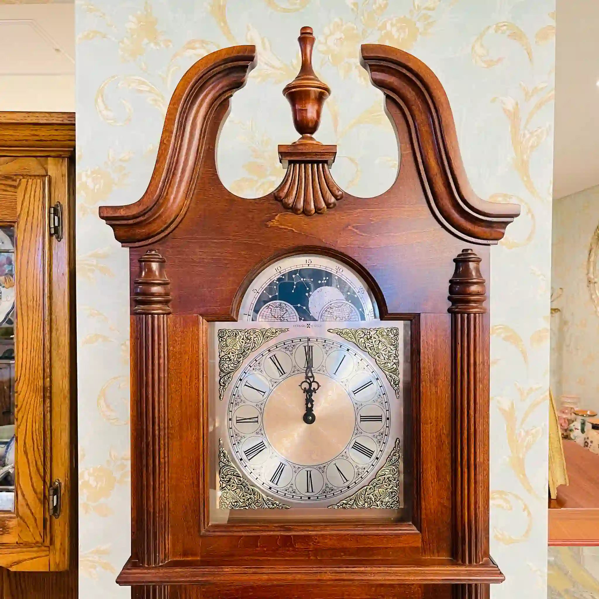 【リユース】 ビンテージホールクロック / HOWARD MILLER(ハワードミラー) / アメリカ