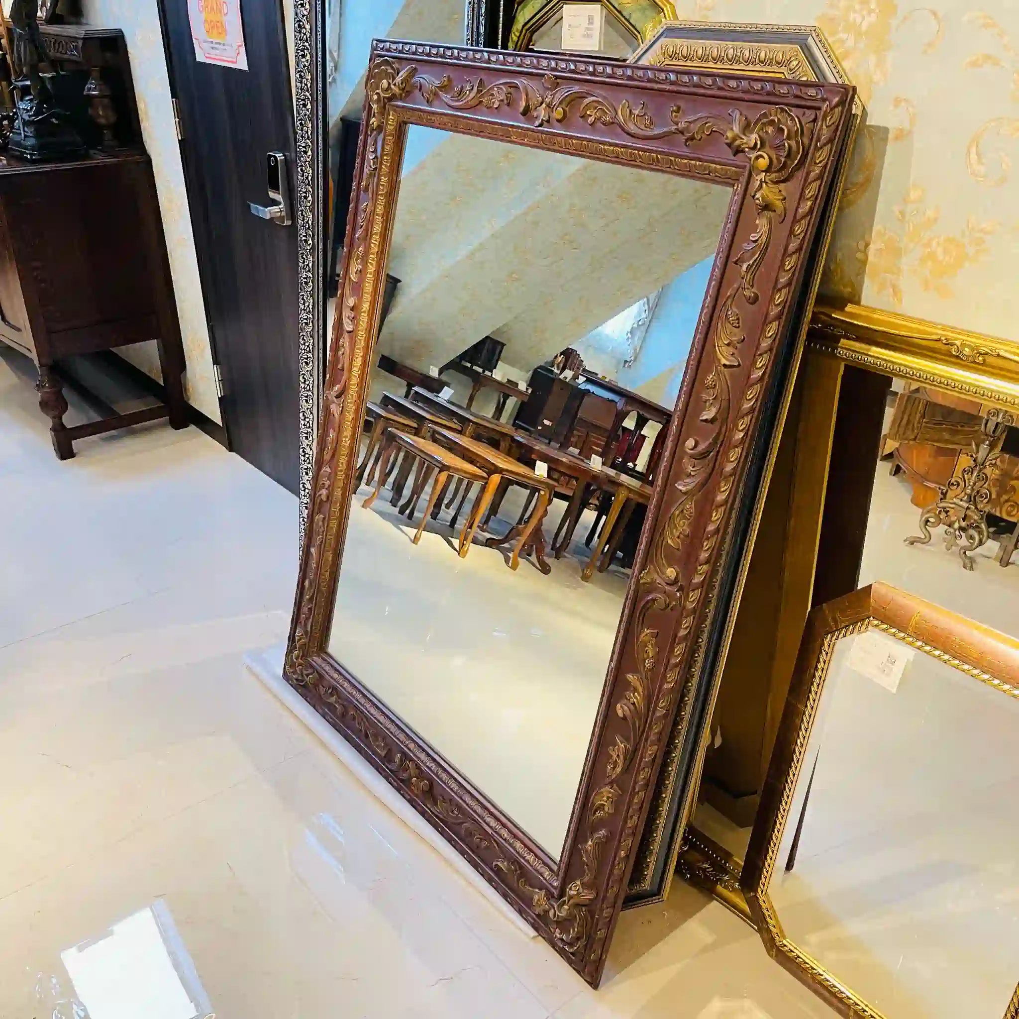 【リユース】 ヨーロピアンウォールミラー