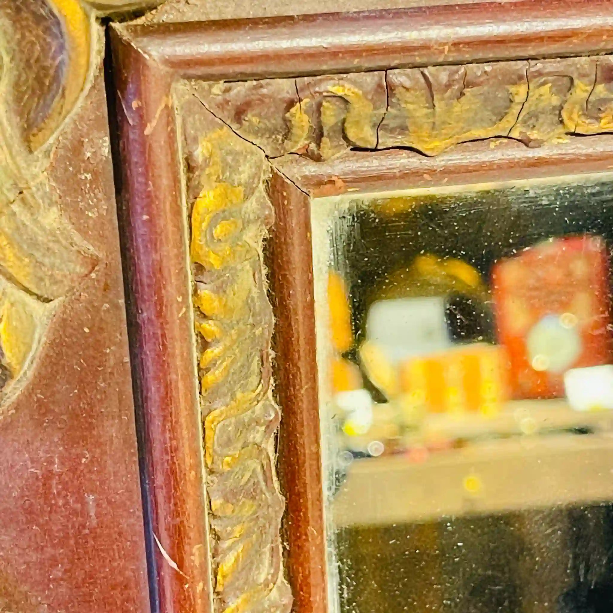 【リユース】 ヨーロピアンウォールミラー