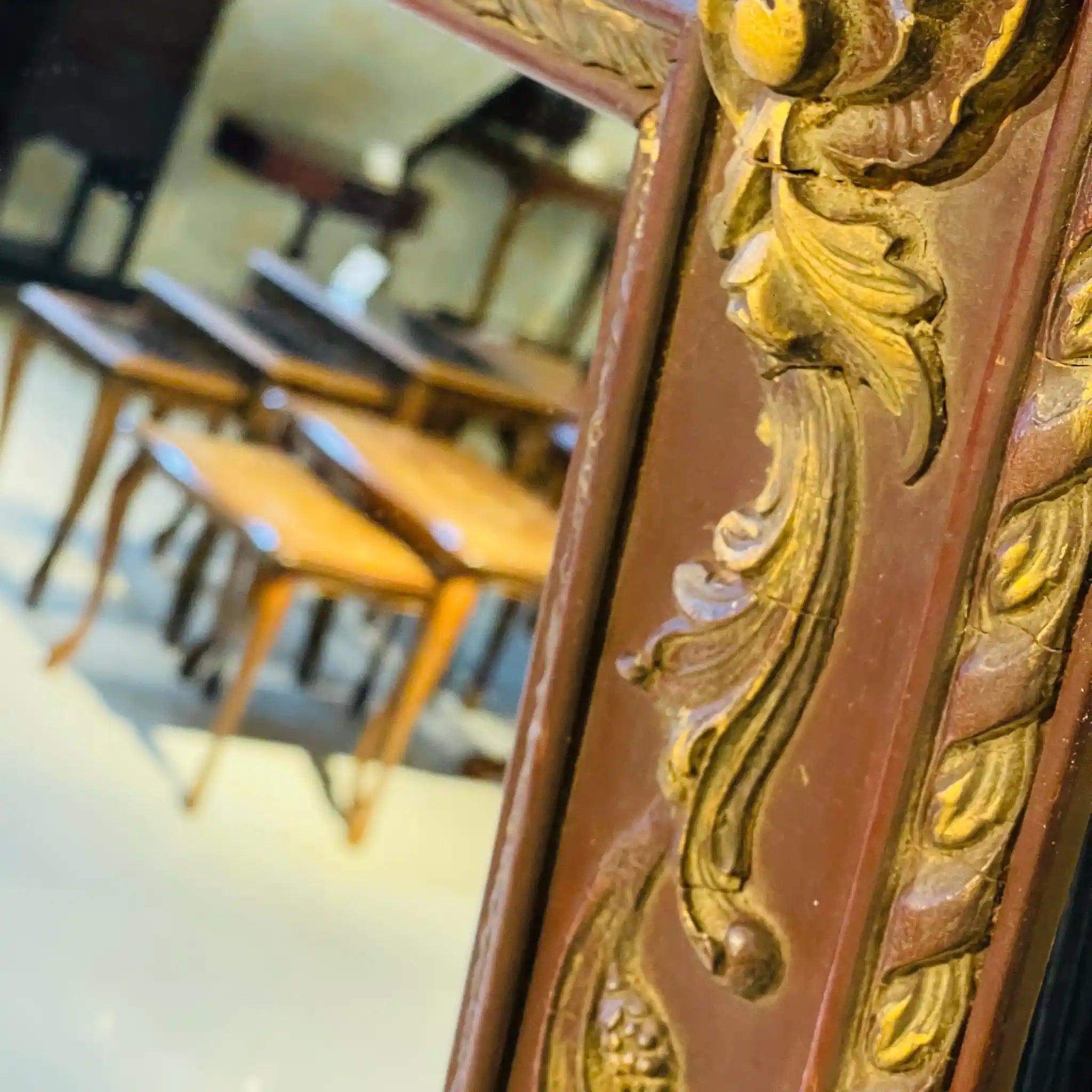 【リユース】 ヨーロピアンウォールミラー