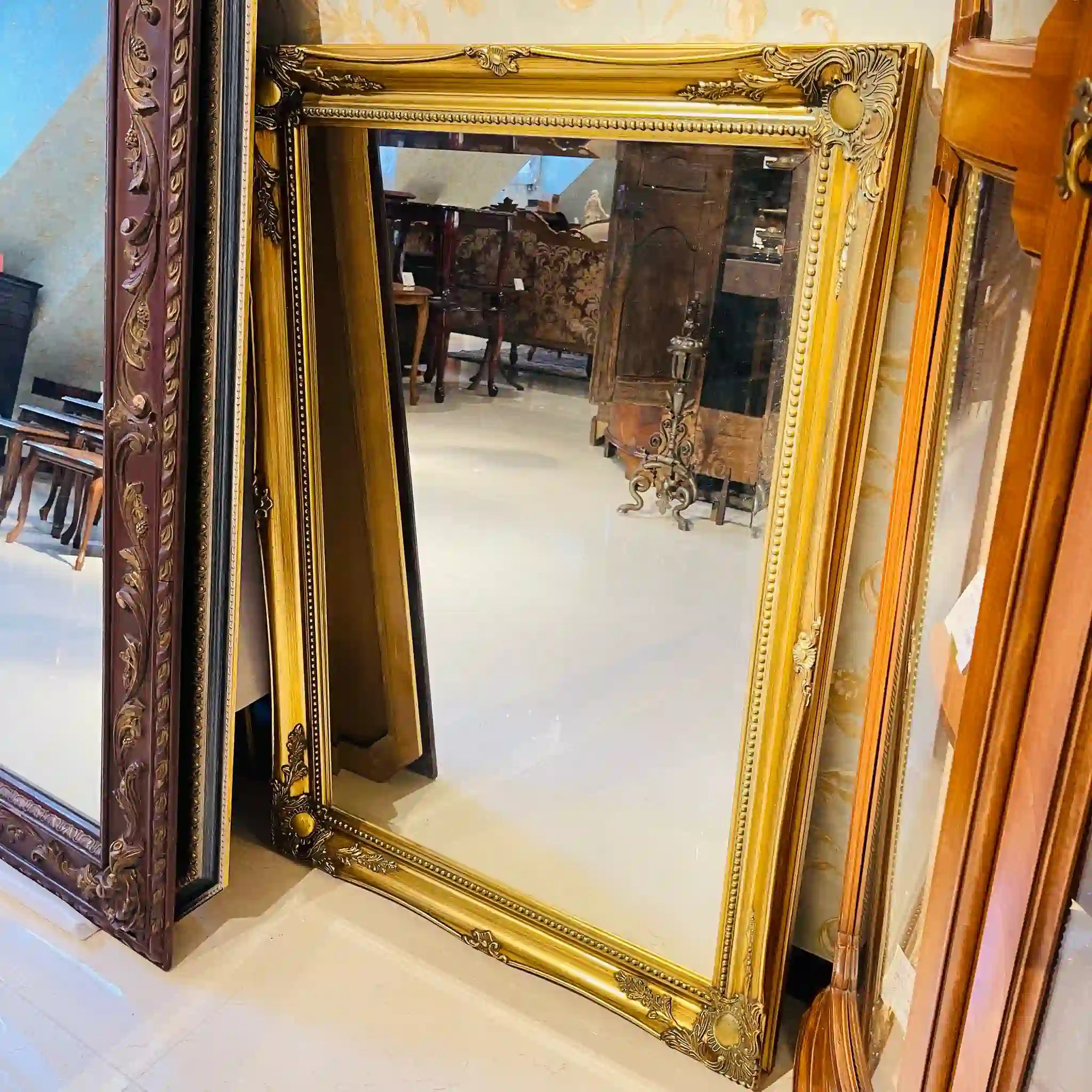 【アンティーク】 ウォールミラー / イギリス直輸入