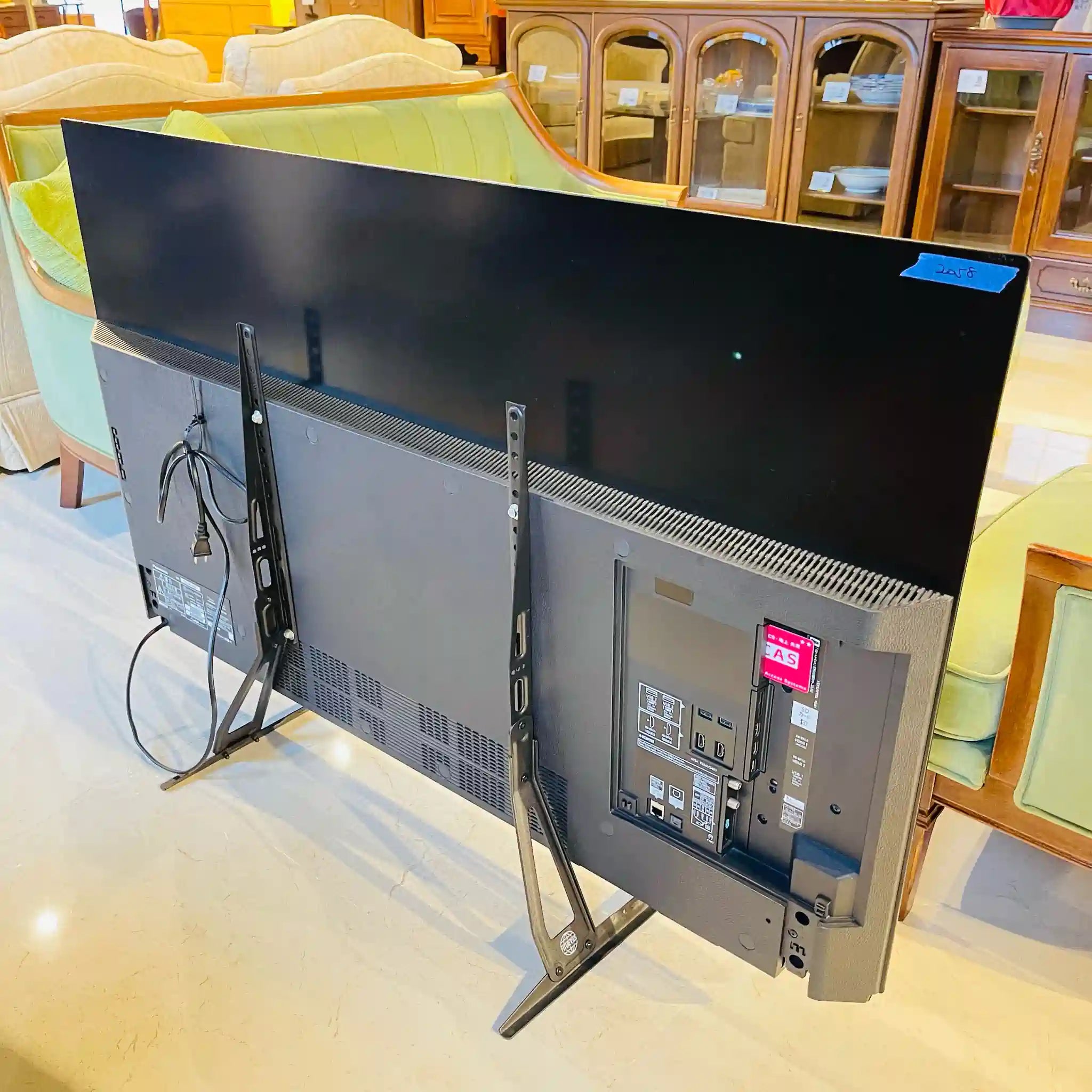 【リユース】 有機ELテレビ 55インチ / Panasonic / 2017 / TH-55EZ950 ＋FITUEYESテレビスタンド 画面焼け有