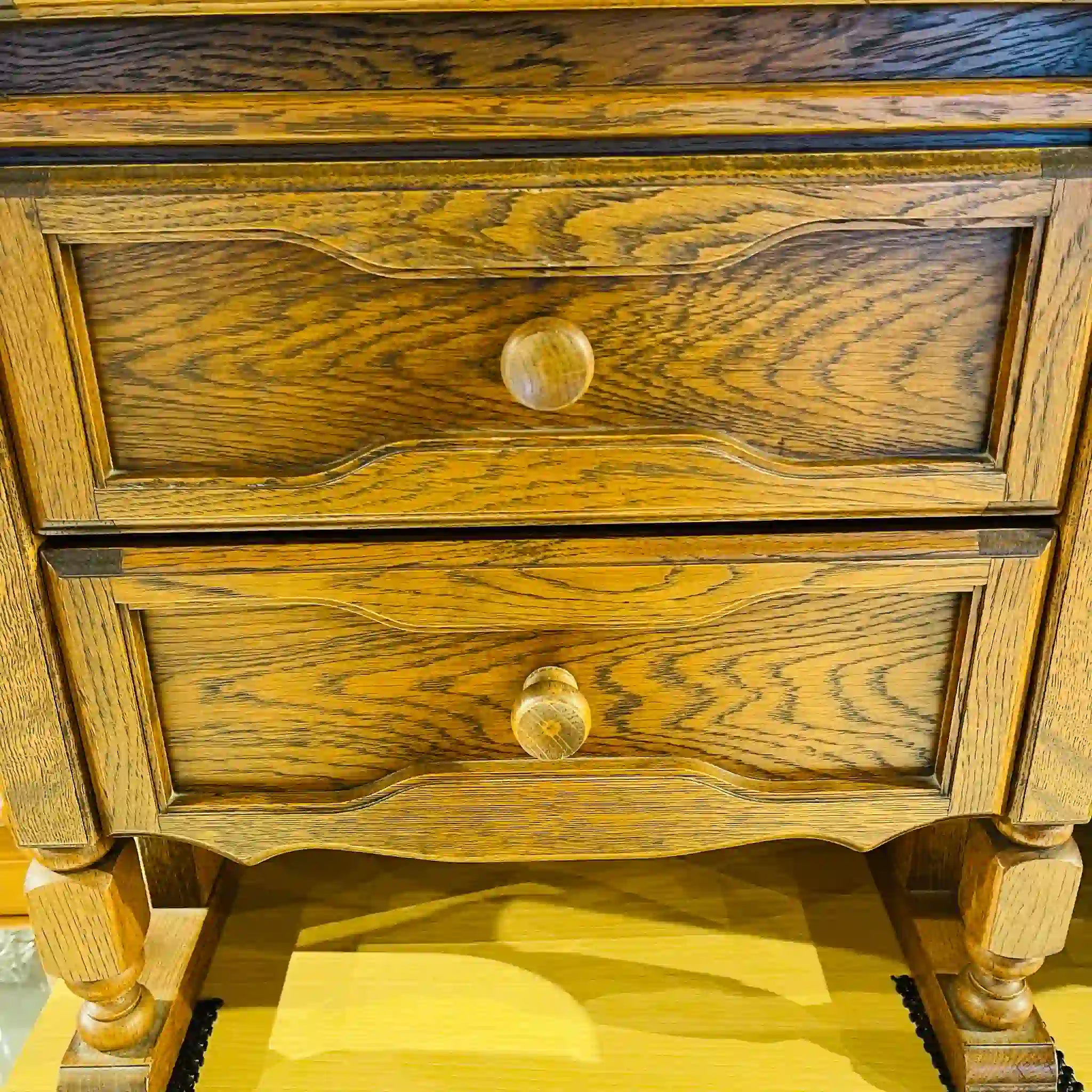 【リユース】 チェスト / ガラス天板