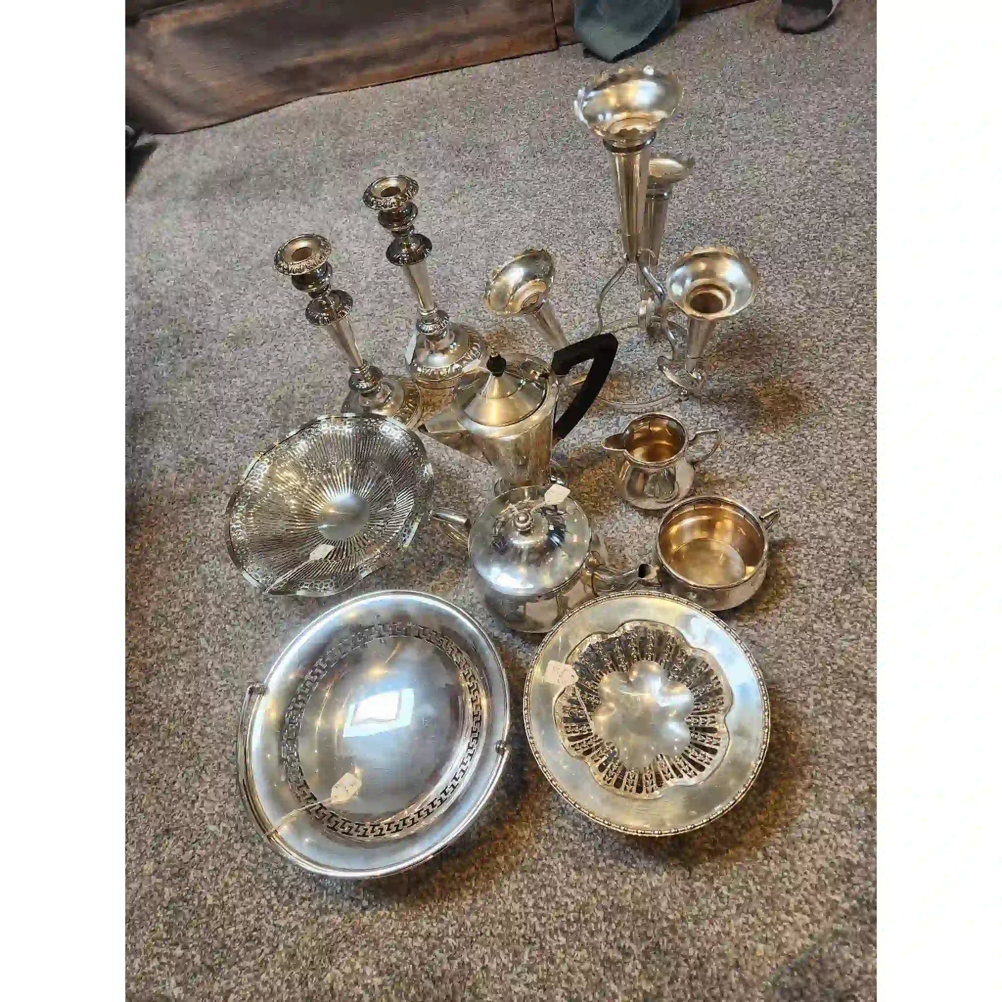 【】 銀メッキ製品のコレクション