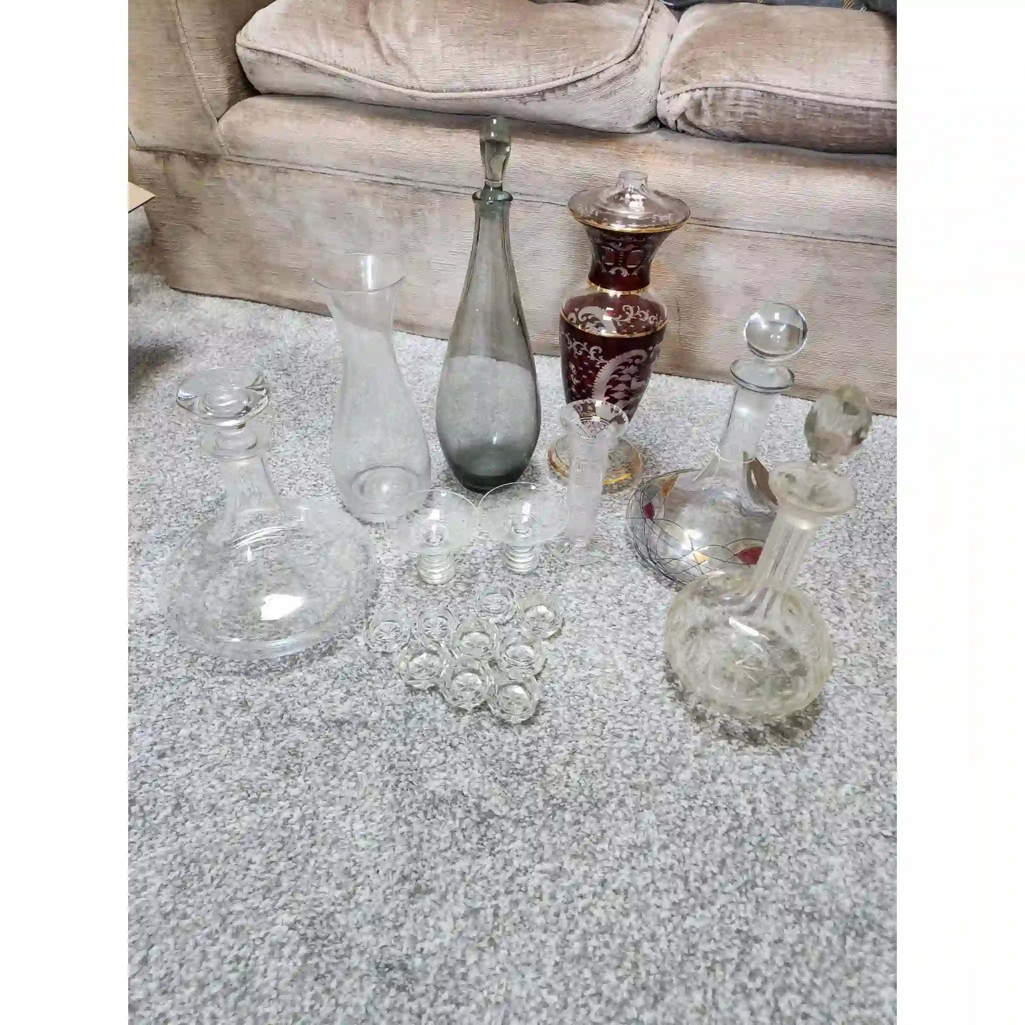 【】 硝子製のデカンター