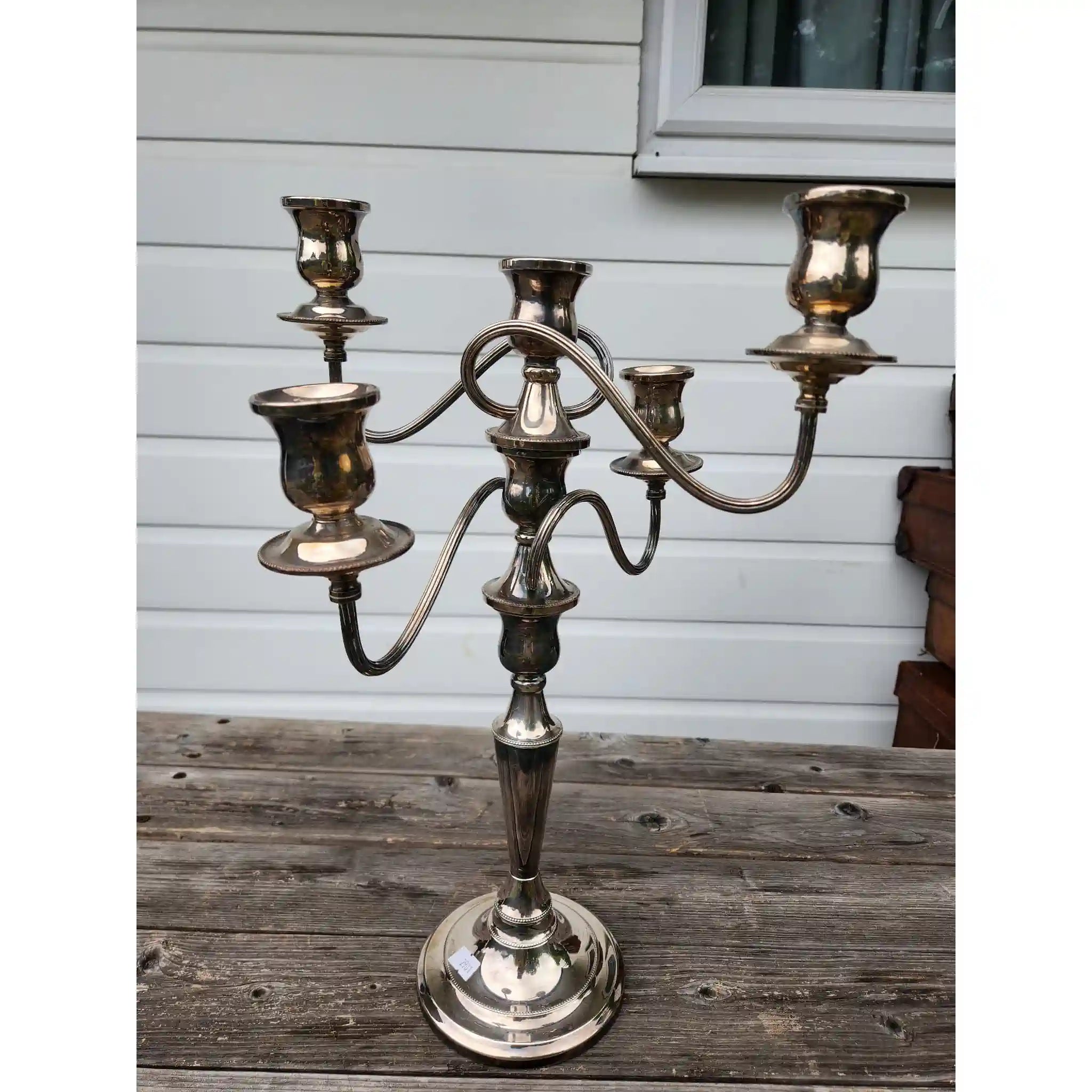 【ビンテージ】 5灯式燭台（カンデラブラ） / クラシカル様式 / 20世紀半ば頃 / イギリス