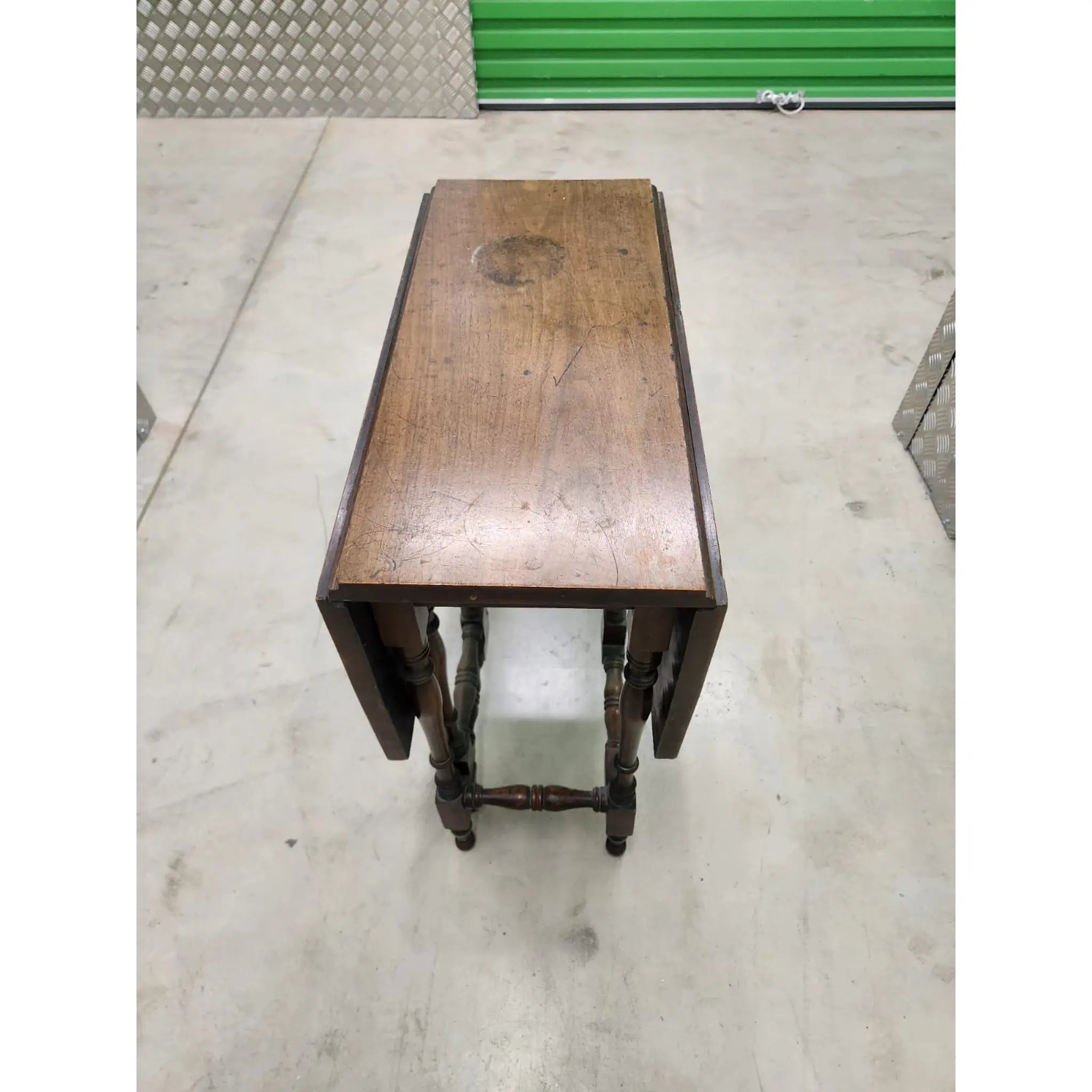 【アンティーク】 ドロップリーフテーブル / ジョージアン様式 / 19世紀末〜20世紀初頭頃 / イギリス / 挽物細工