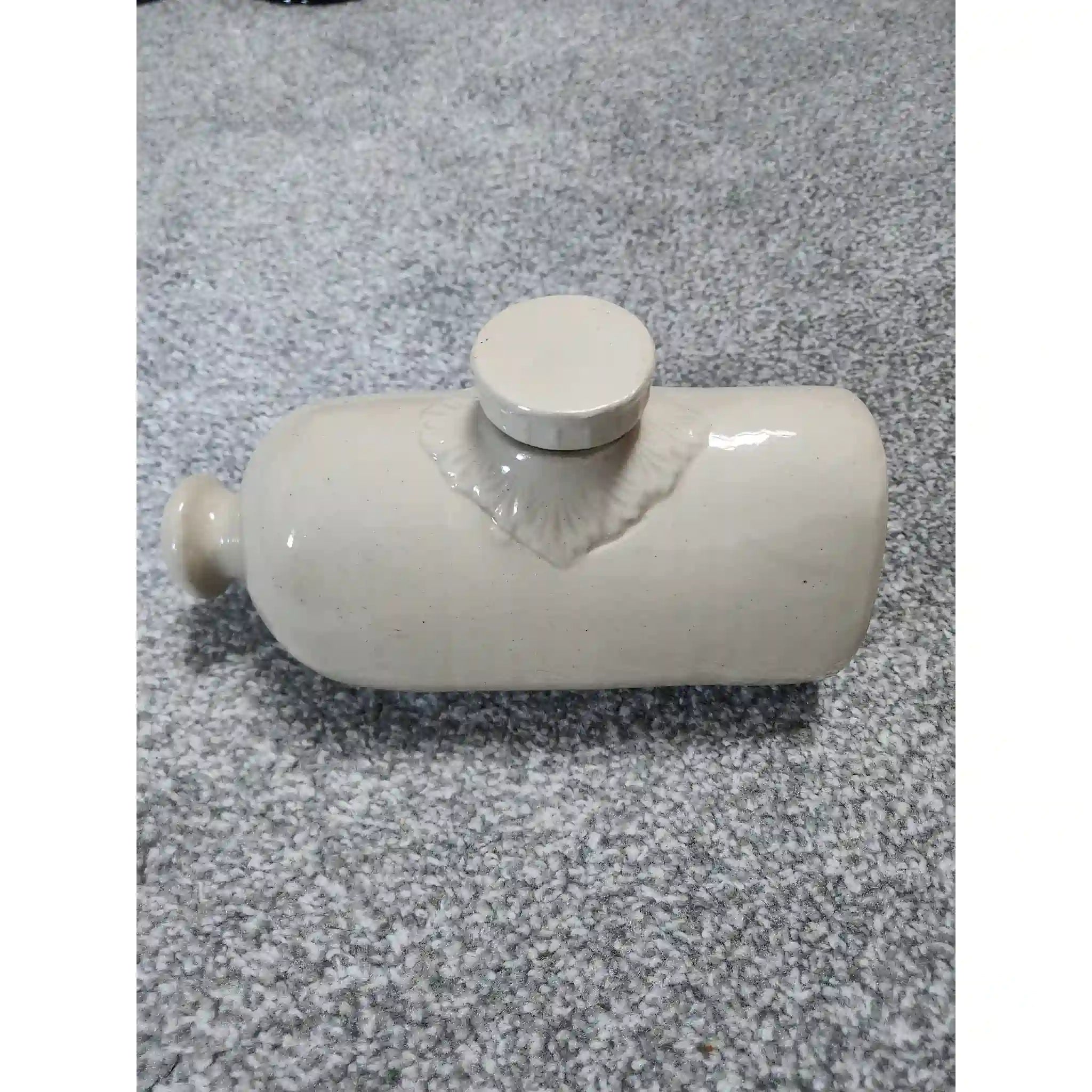 【アンティーク】 陶器製湯たんぽ / Doulton (ドルトン) / Langley Ware（ラングレー・ウェア） / 20世紀前半頃 / イギリス / ストーンウェア