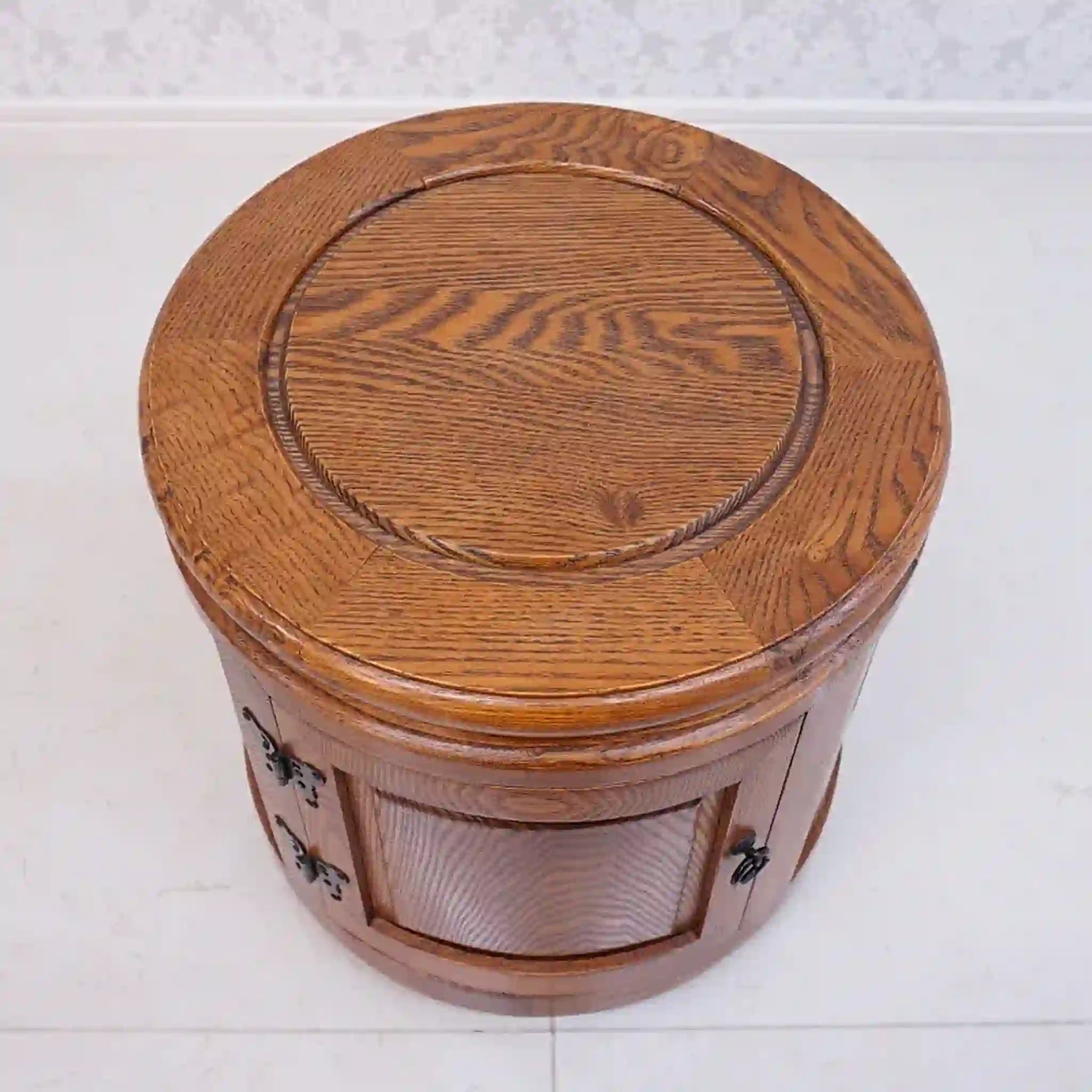 【ビンテージ】収納付きスツール　李朝家具　モリジャン