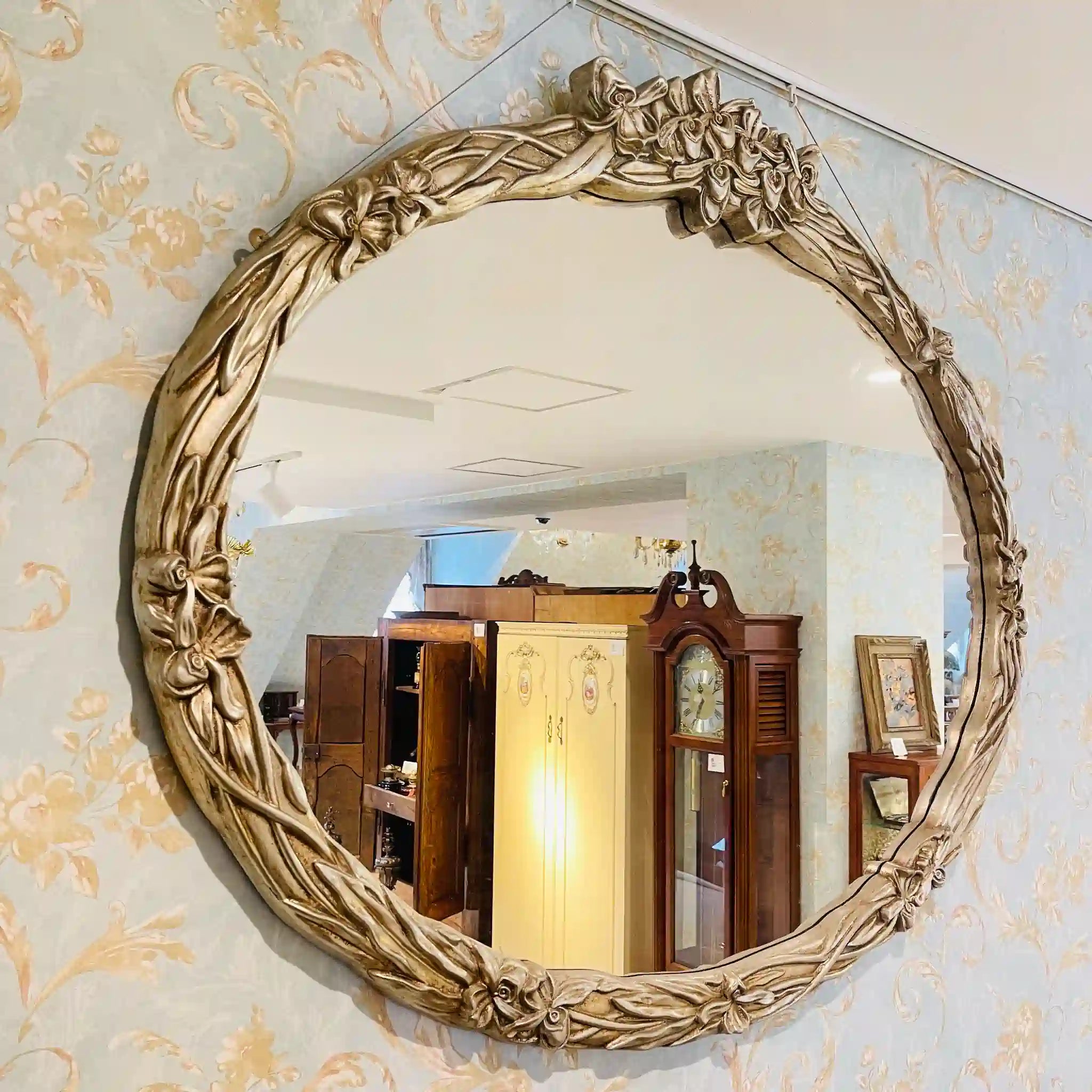 【復古】仿古壁鏡 / 洛可可風格 / 英國直接進口