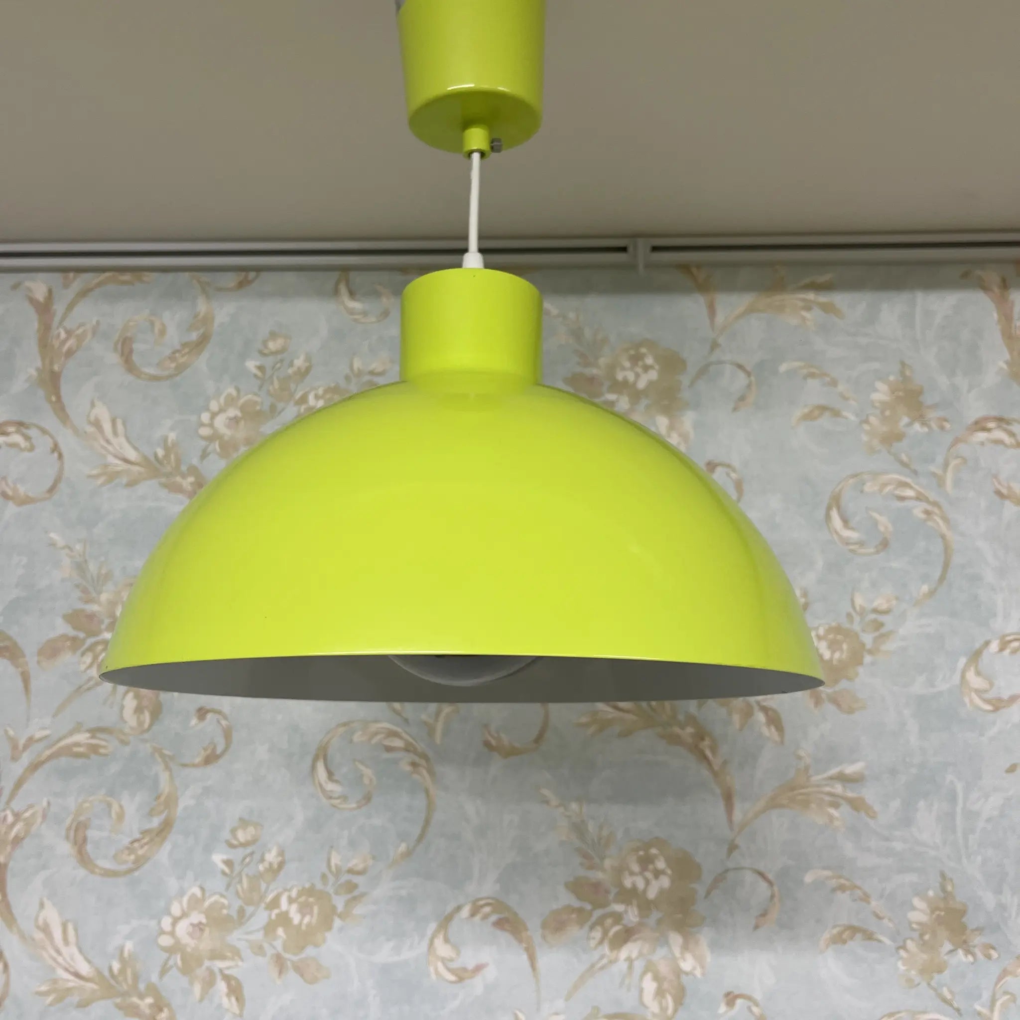 Lighting (Pendant Light) / Retro, Pop, Mid-Century, Modern, Light Green, Yellow-Green / [Reuse]