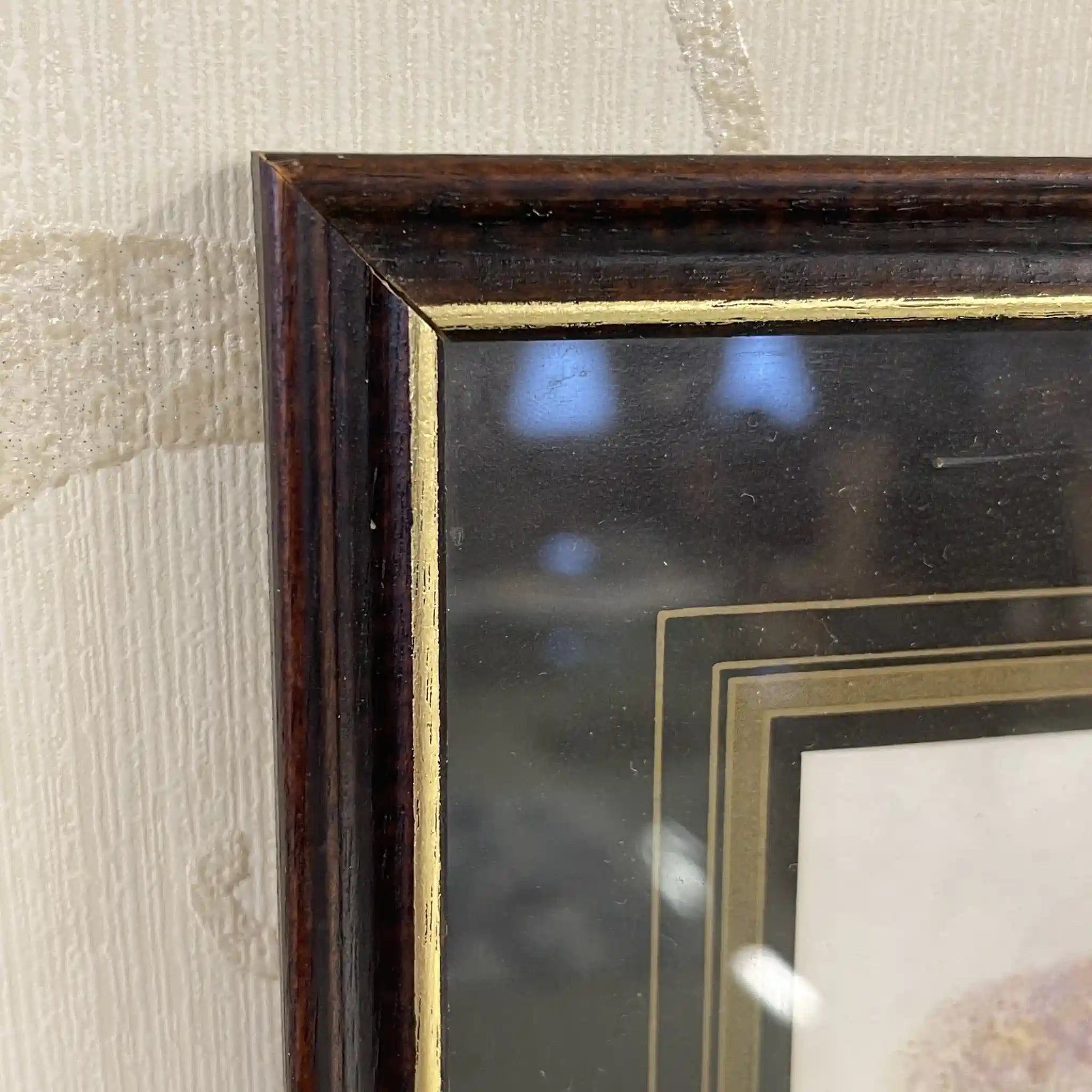 [Art/Decorations] Painting 2P / Rural landscape / Directly imported from England, Rural landscape, Dark wood frame, Delicate touch