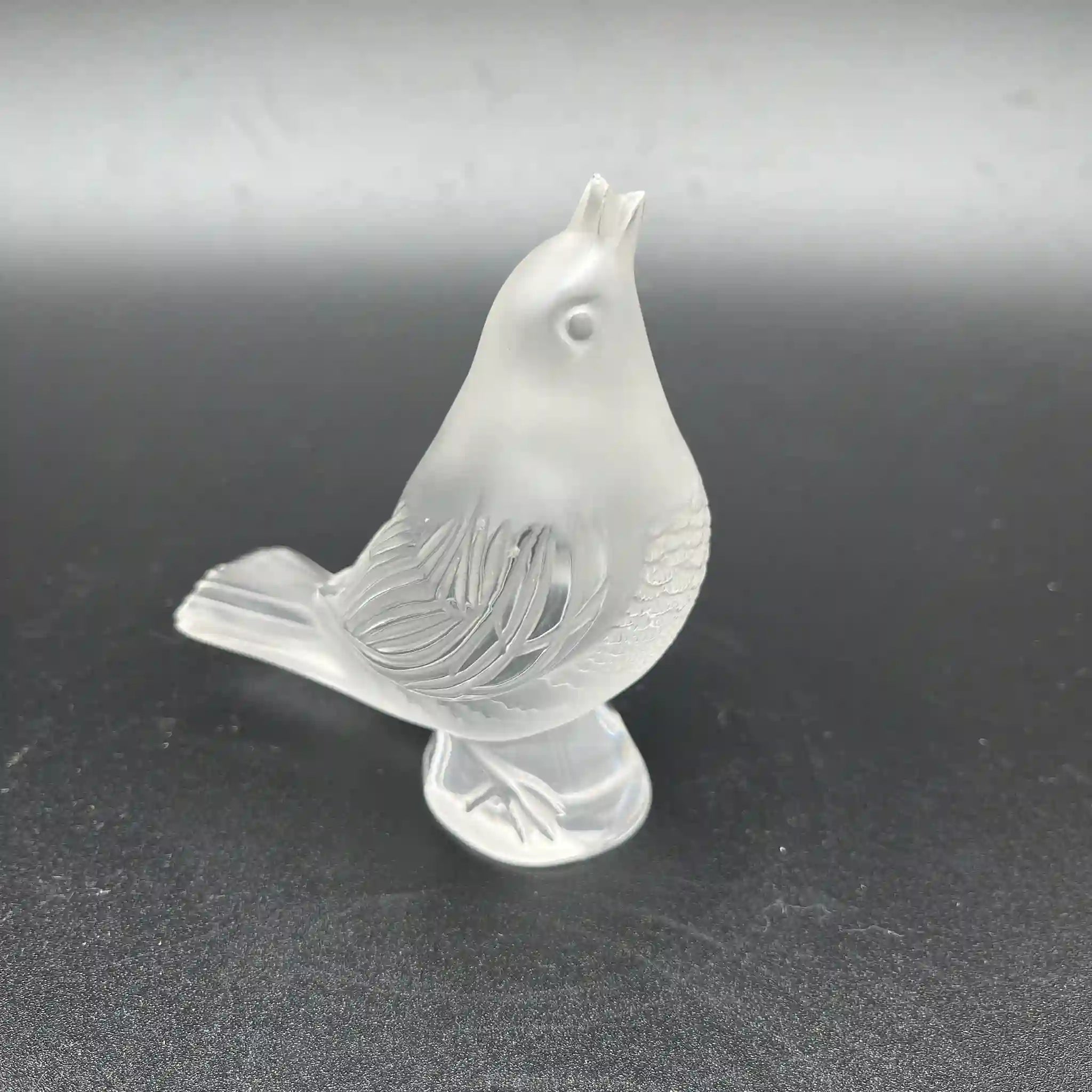 洋食器】 ルネ ラリック Lalique フロストガラス ジュエリーケース