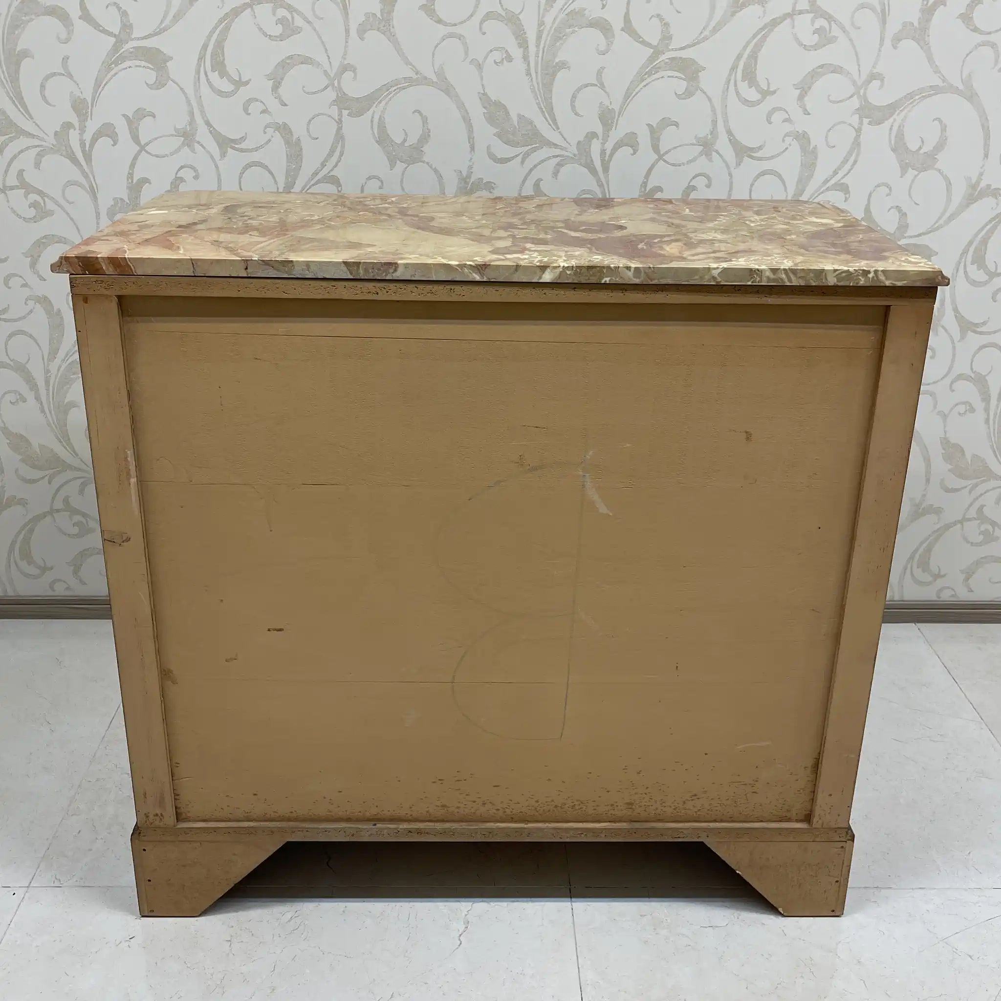【复古】餐具柜/大理石/意大利/镶嵌饰品，欧摩装饰，卡布里奥尔腿