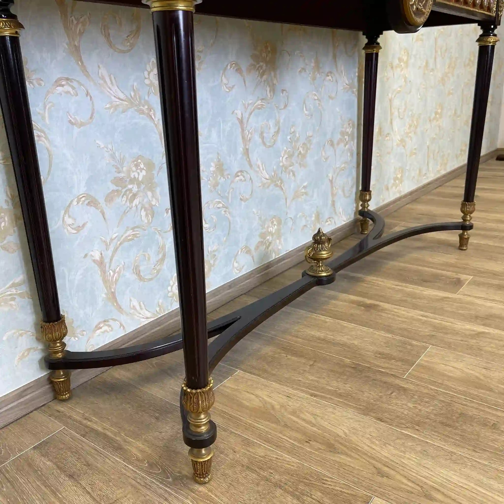 [Vintage] Console table / Mariner / Louis XVI style / 20th century / Marble / Spain / Fluted legs