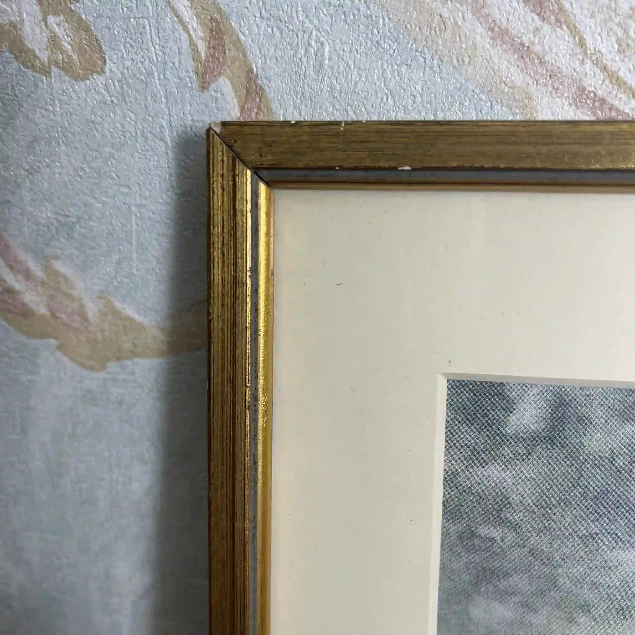 【复古】复制画/ w.l. BRUCKMAN /“Bruges / Porte Marechale”（布鲁日的马歇尔门）/ 20世纪初（推测）/纸/英国/ 爱德华迪恩框架