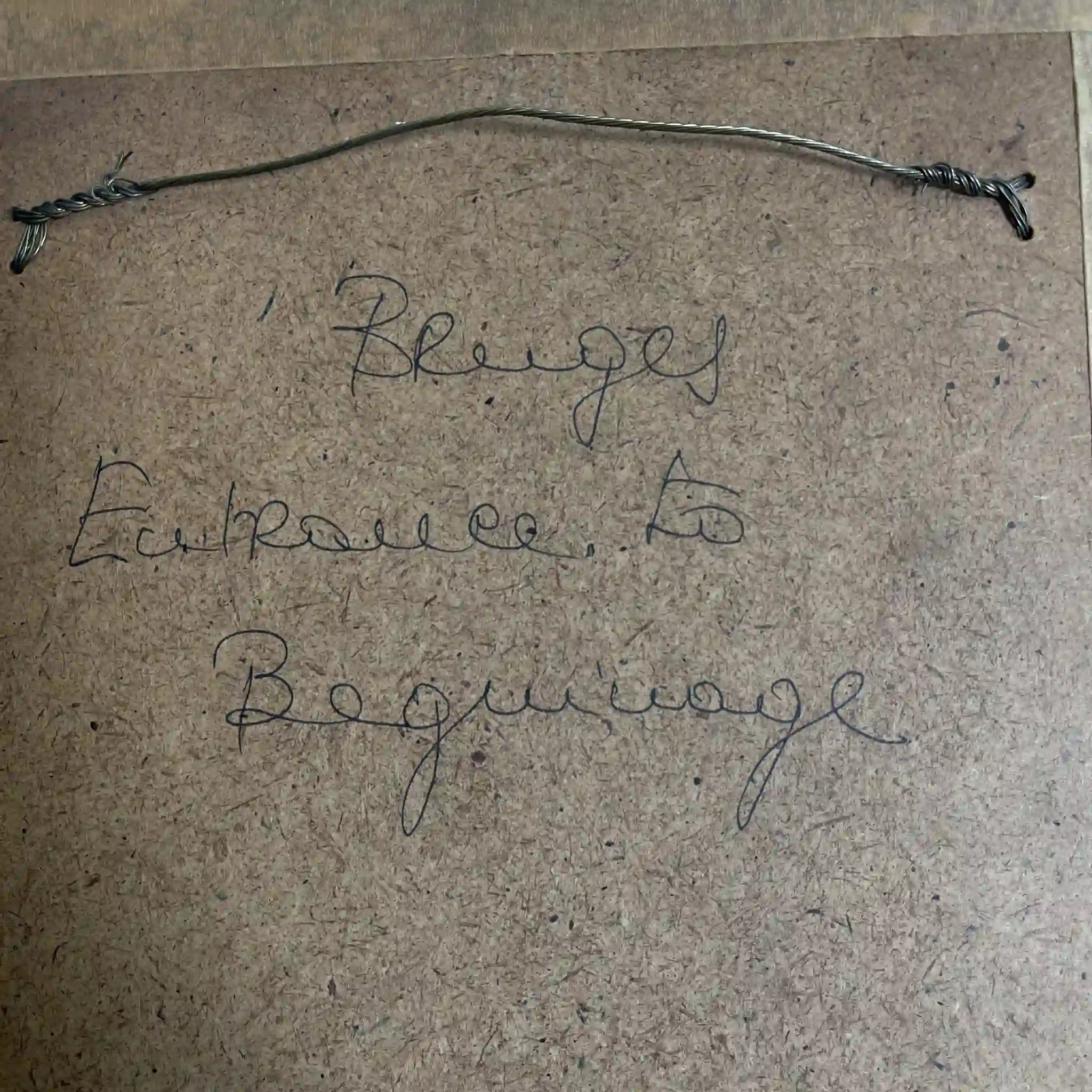 【复古】复制品/ w.l. BRUCKMAN /“Bruges / Entrance to Beguinage”/ 20世纪初（推测）/纸/英国/ 爱德华迪恩框架