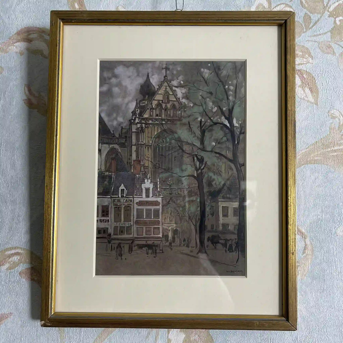 W. L. BRUCKMAN / 絵画(複製画) / 「Antwerp / The Cathedral