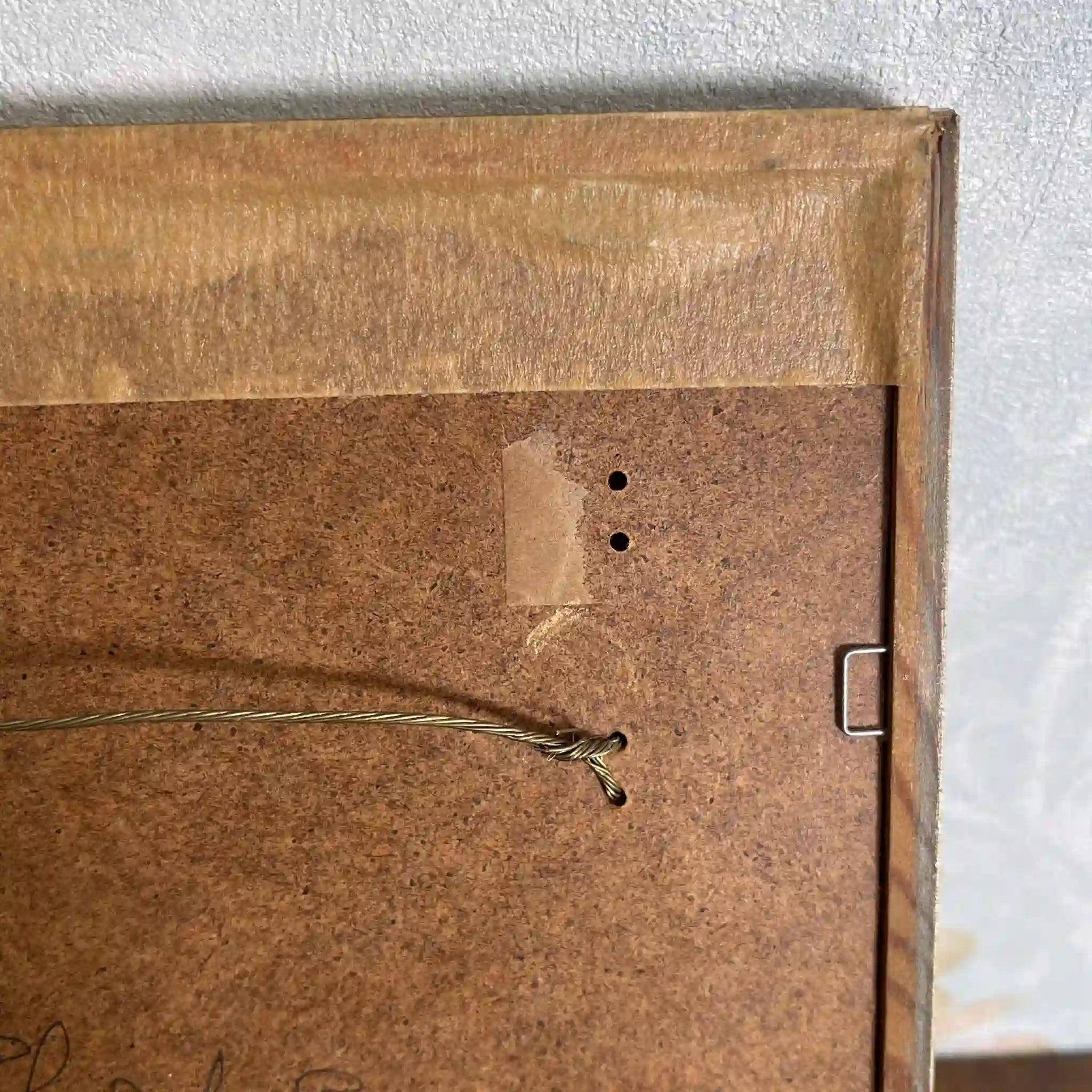 【复古】复制画/ w.l. BRUCKMAN /“Ypres / Old Shops”/ 20世纪初（推测）/纸/英国/爱德华框架