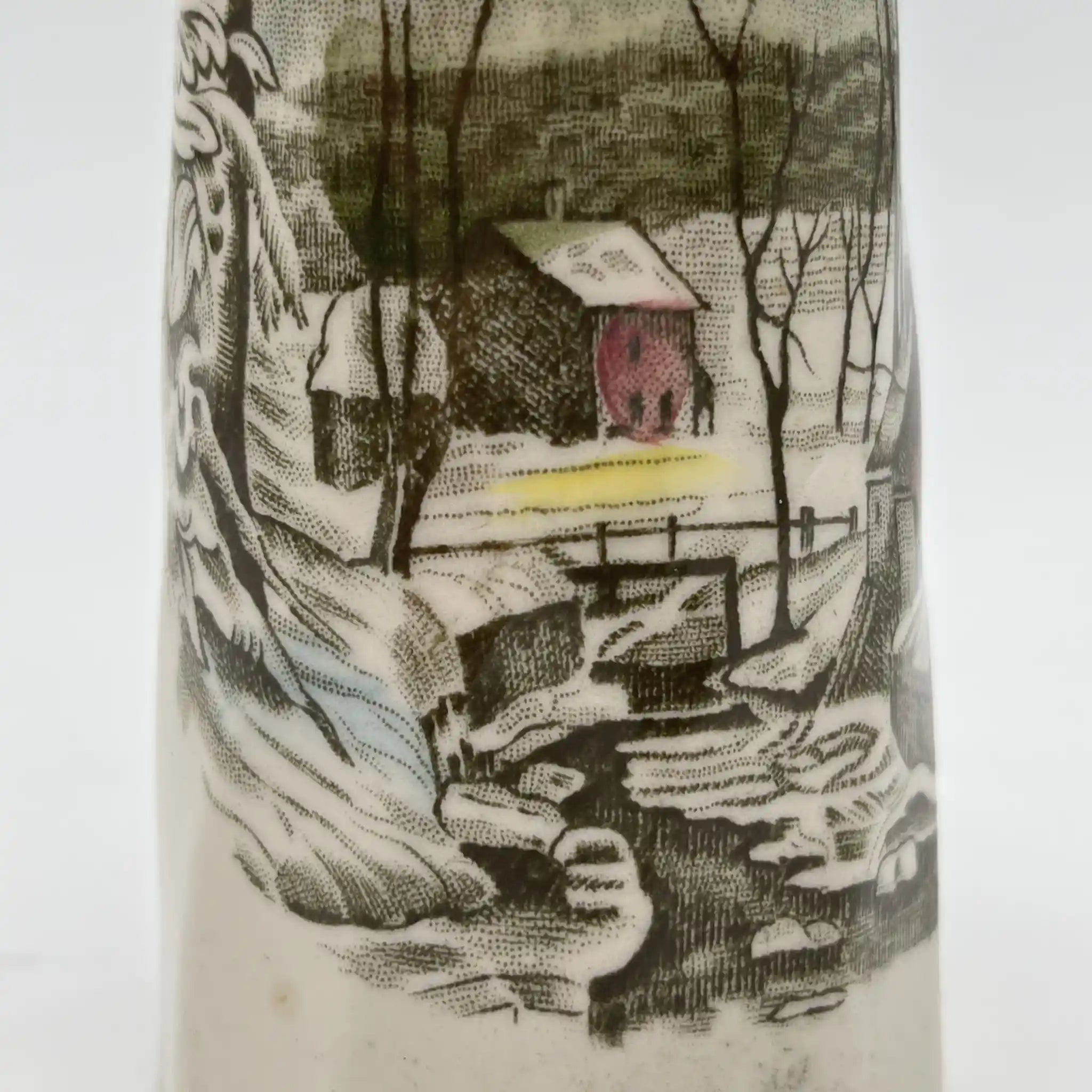 【复古】索尔特谢克/ Johnson Brothers / The Friendly Village /推测1950-1970年代/铁石/ 英国/铜版转印