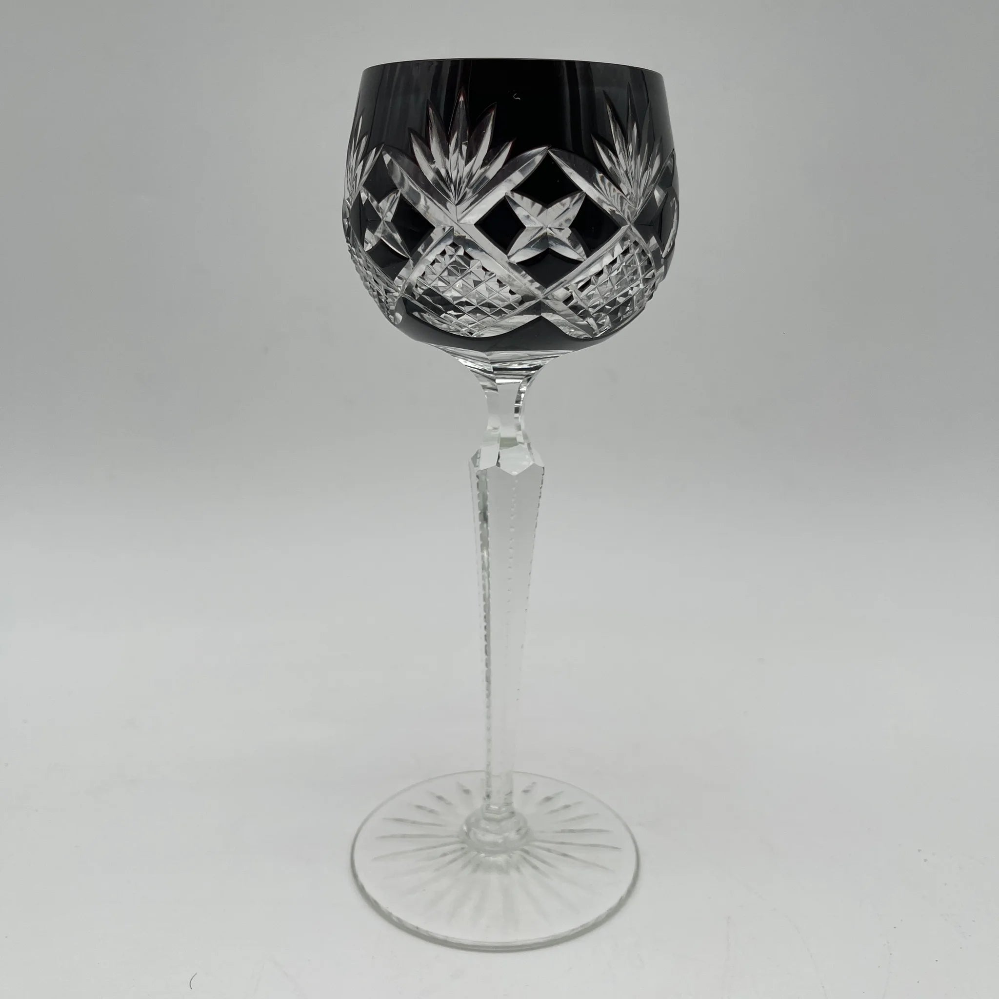 【ビンテージ】 ワイングラス / 20世紀 / クリスタルガラス / ヨーロッパ / カットガラス, 被せガラス