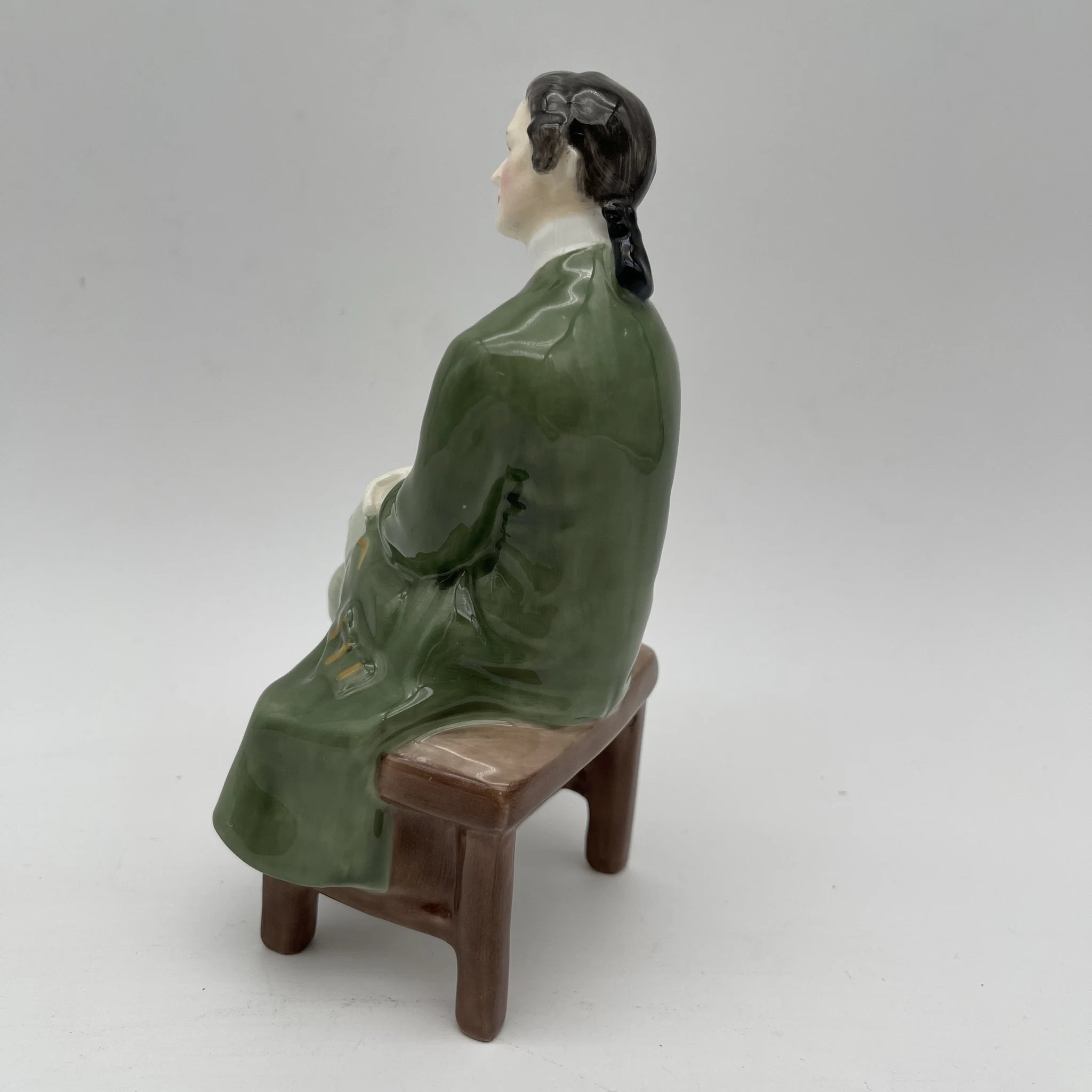 [Vintage] Figurine (Ceramic Doll) / Royal Doulton / A Gentleman from Williamsburg / Estimated 1960-1980s / Bone China / England / Hand Painted
