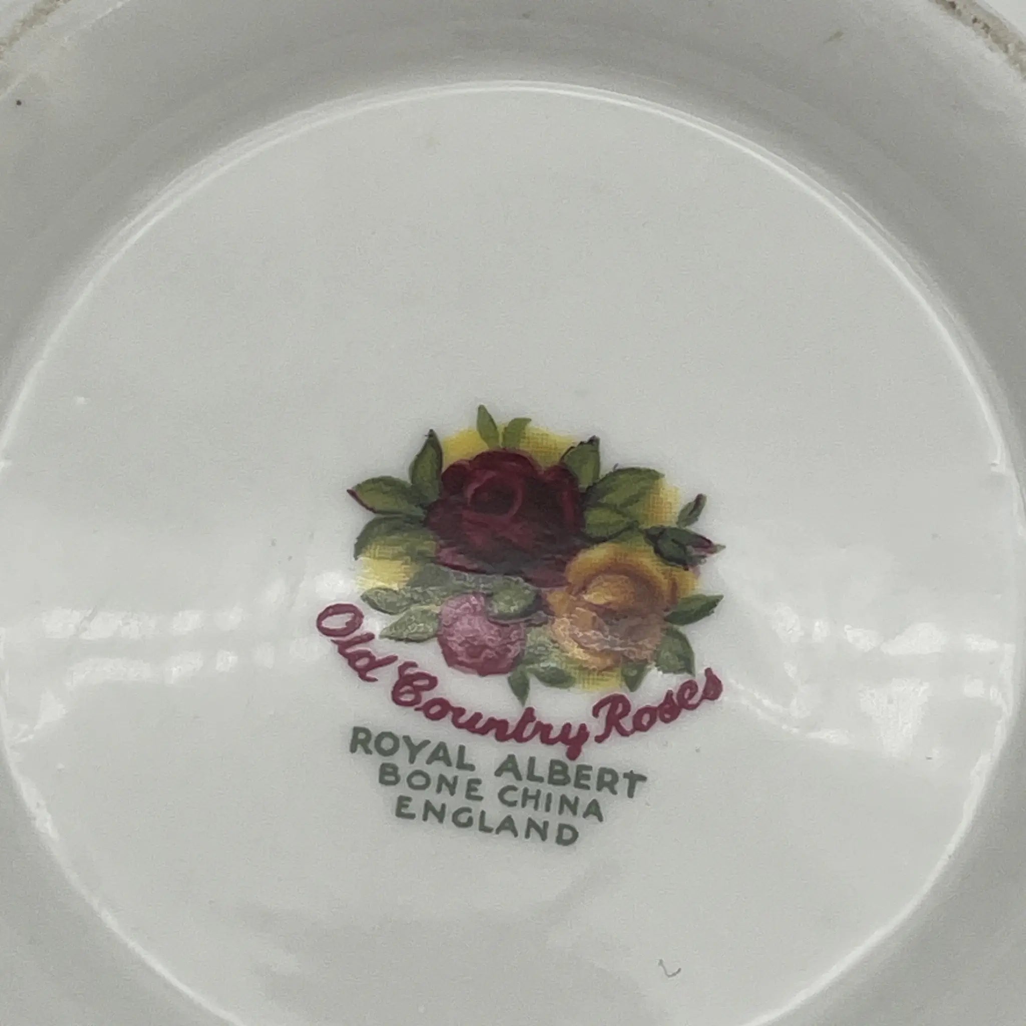 【复古】糖碗/ Royal Albert / Old Country Roses / 1962-1973年/ Bone China /英国/ 蒙特罗斯形状，植物艺术，金彩