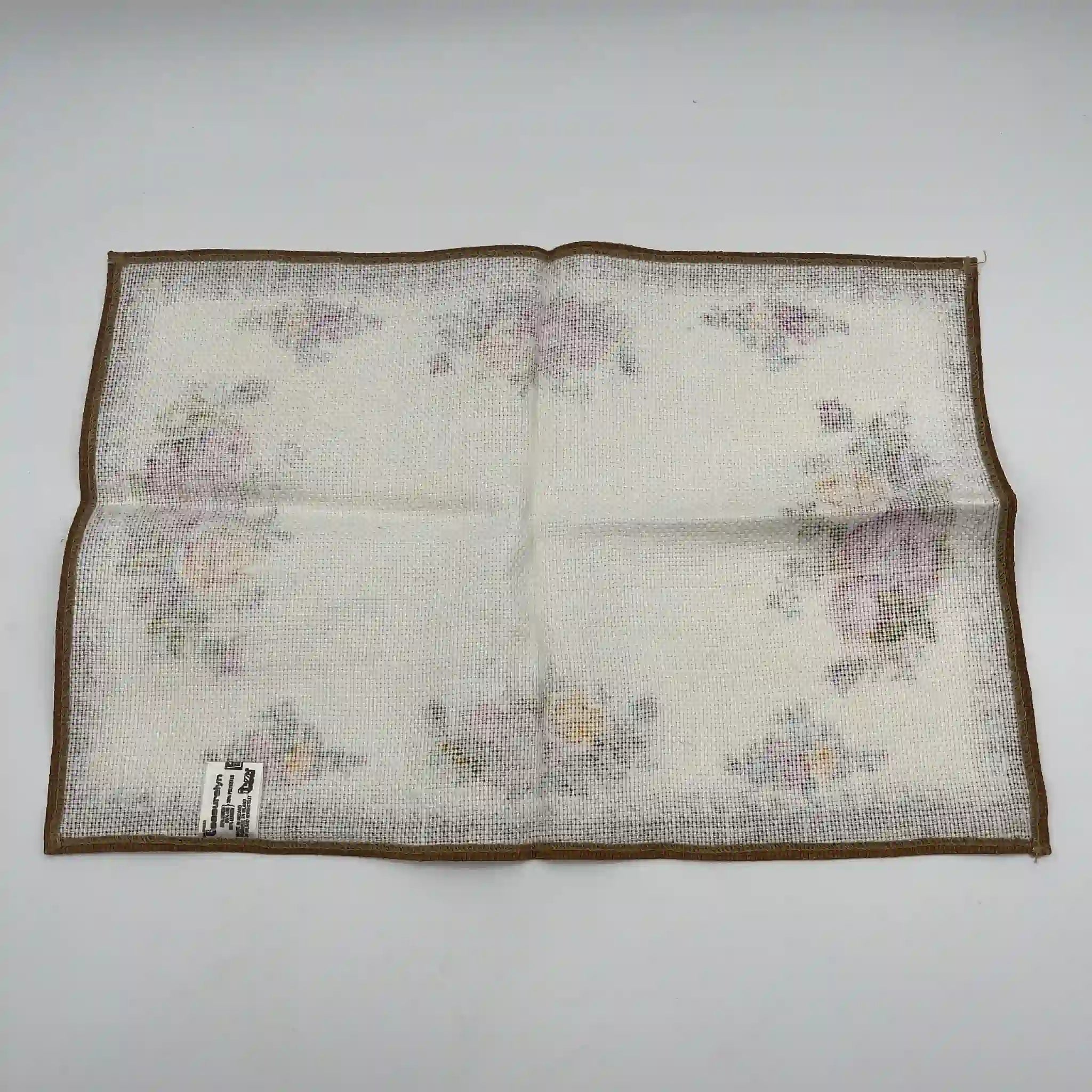【复古】兰丁垫/ Royal Albert / Old Country Roses / 1970-1980年代/亚麻布/爱尔兰/英国花园， 植物学艺术